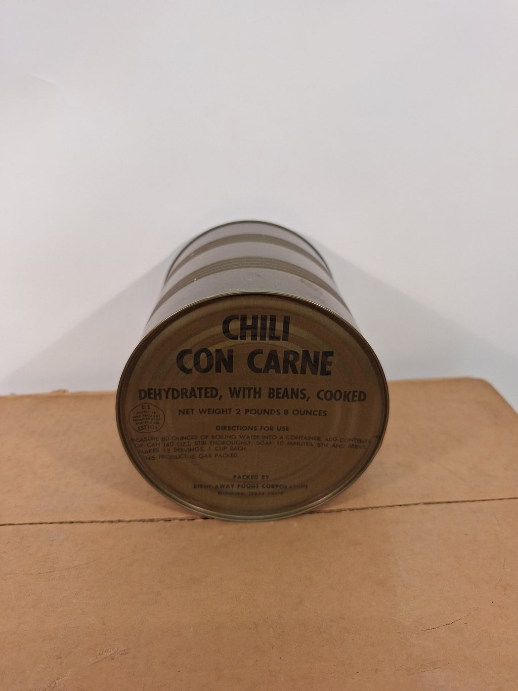 Vintage US Group Ration Cans 1970