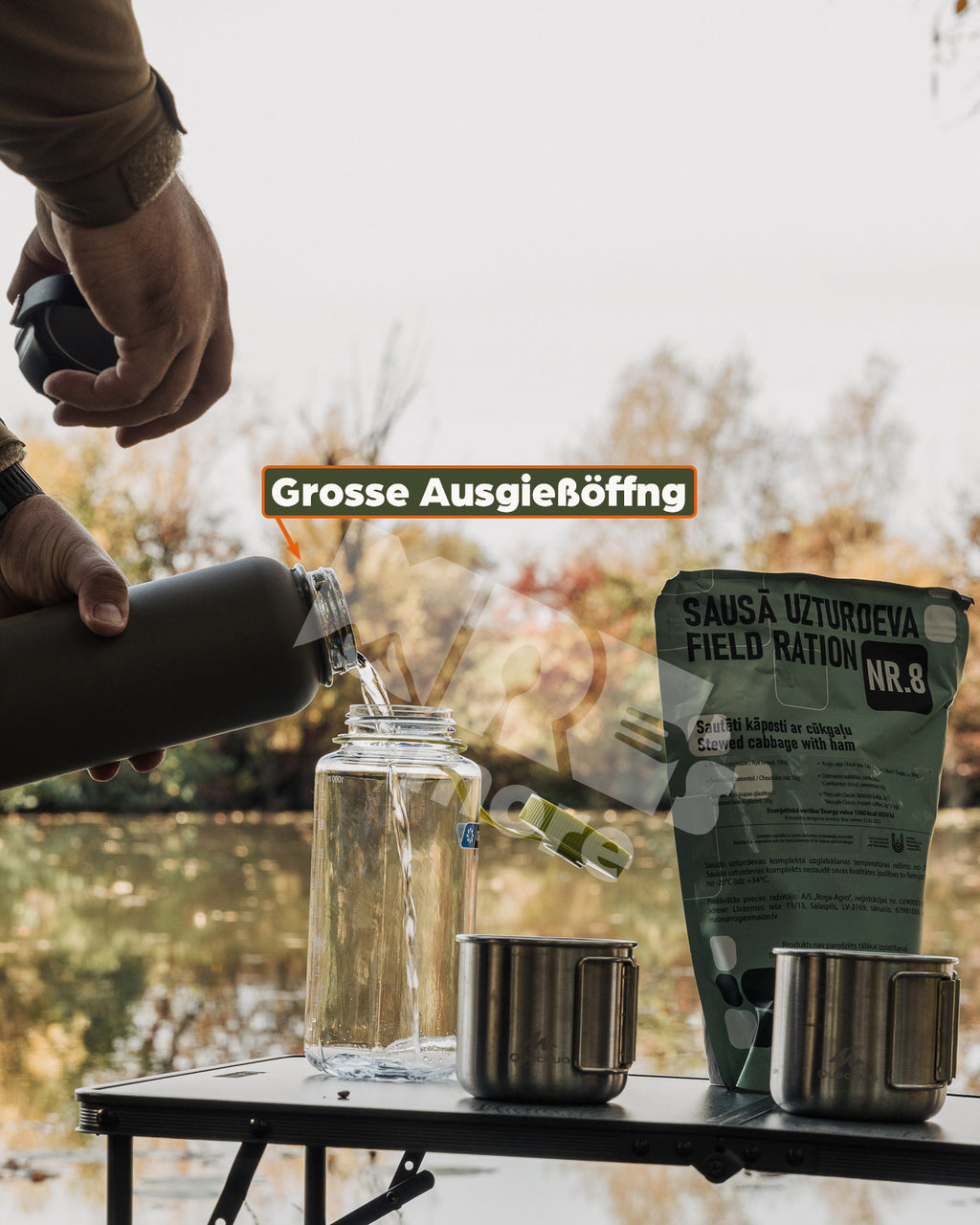 Condor Vakuum Sealed Thermal Bottle – 100% Edelstahl | 12h heiß · 24h kalt - MREs and More