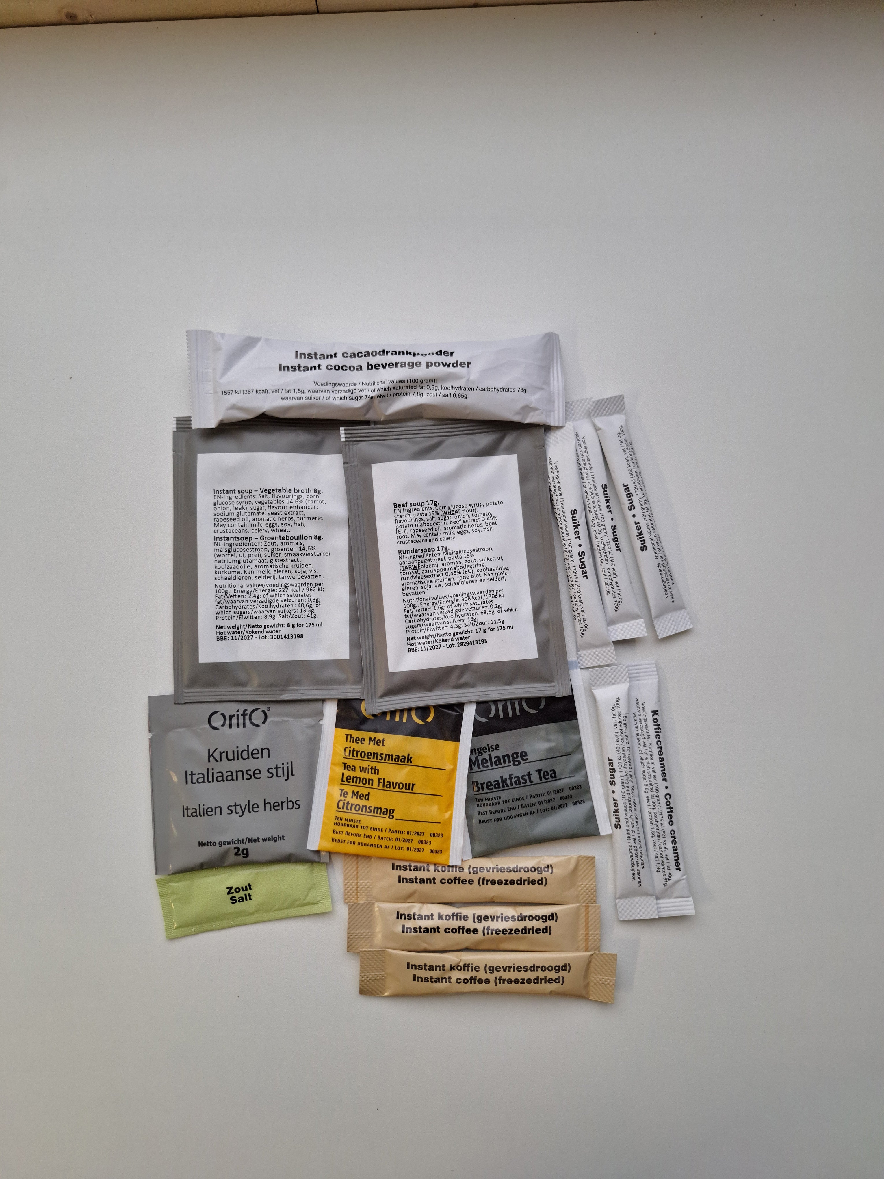 Nederländerna 24Hr Ration 5100kcal torra måltider