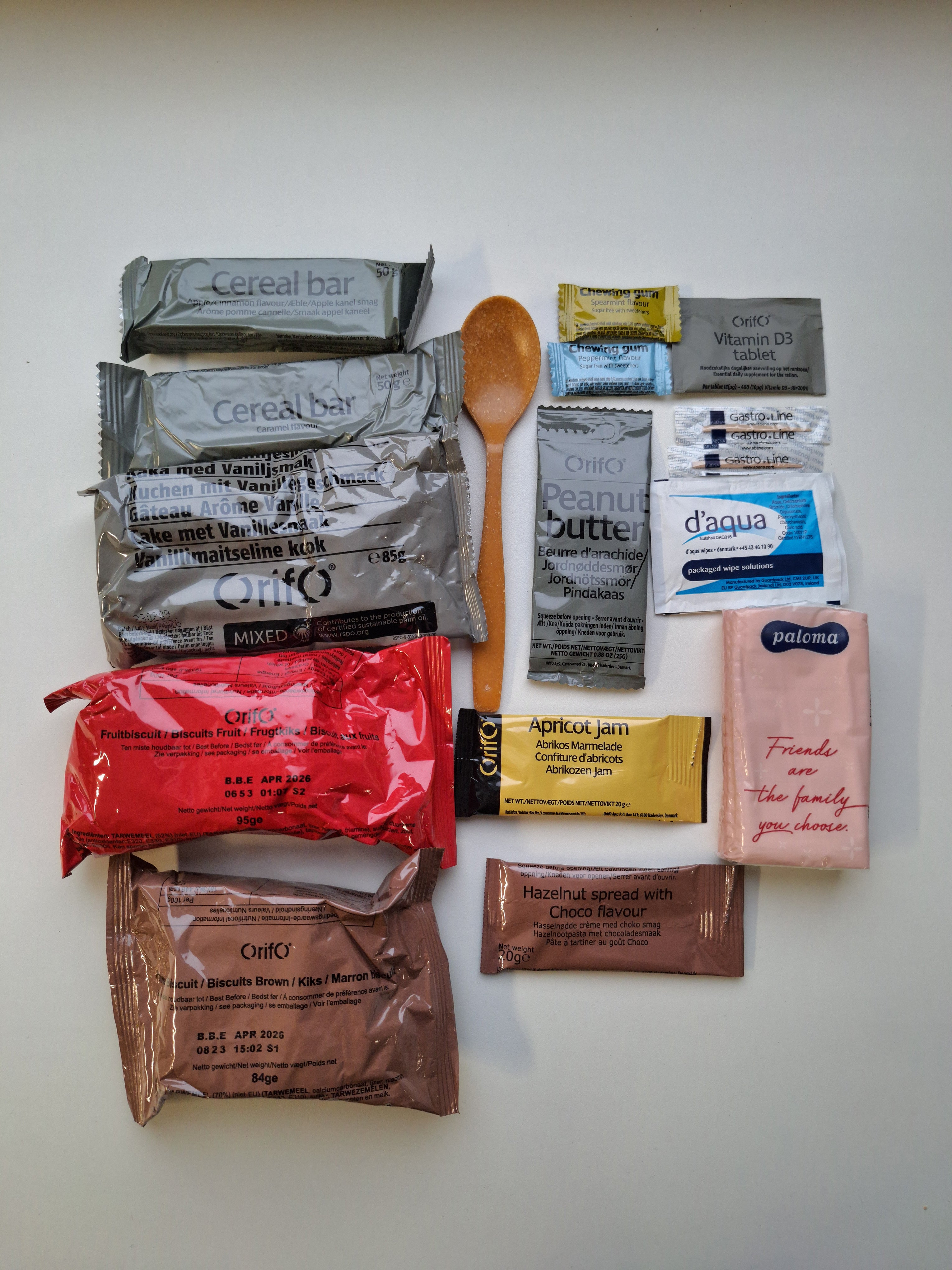 Nederländerna 24Hr Ration 5100kcal Färdiga måltider