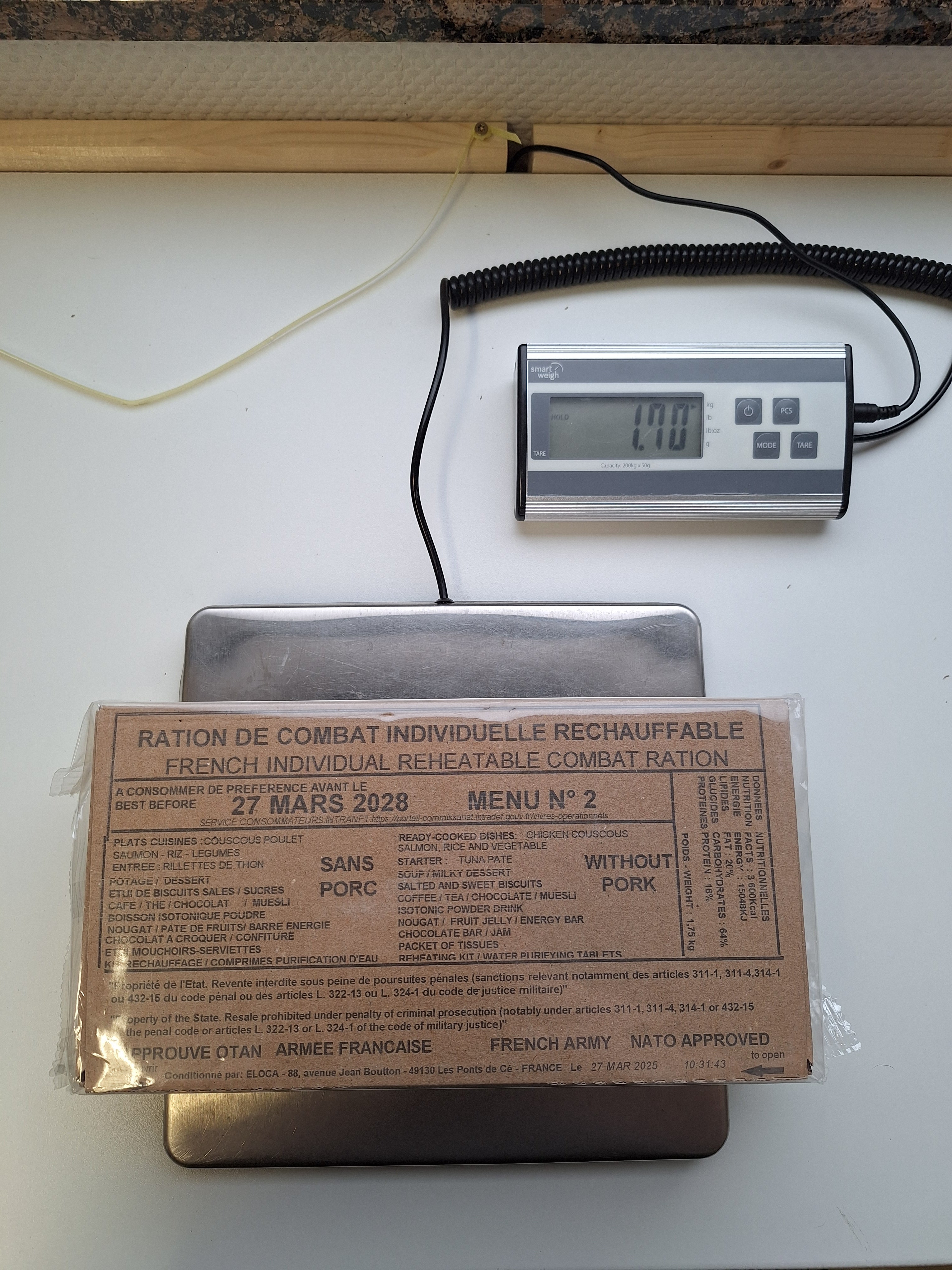 Original Frankreich 24Hr Ration RCIR - MREs and More