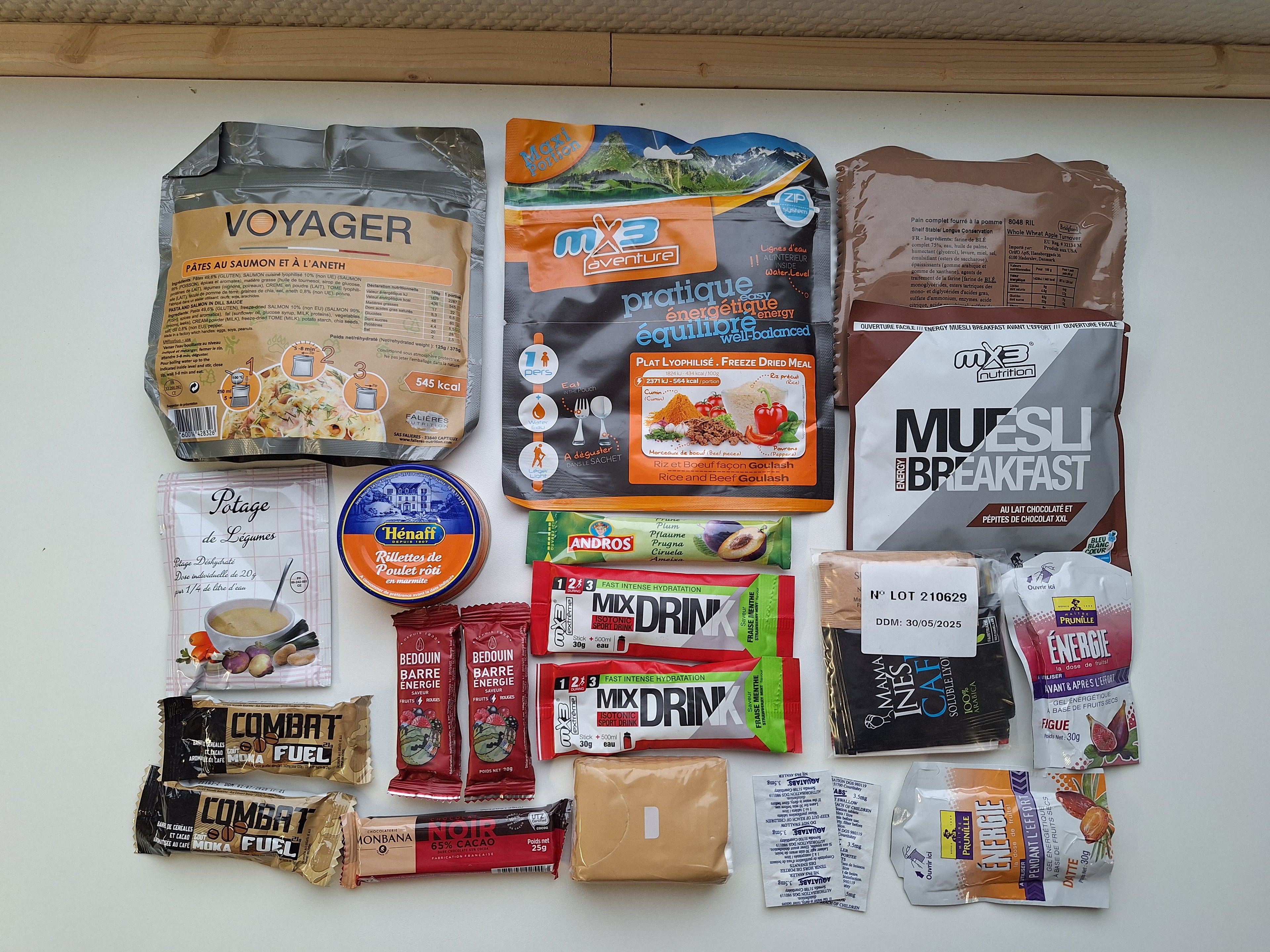 Original Frankreich "RIL" Gefriergetrocknete Ration