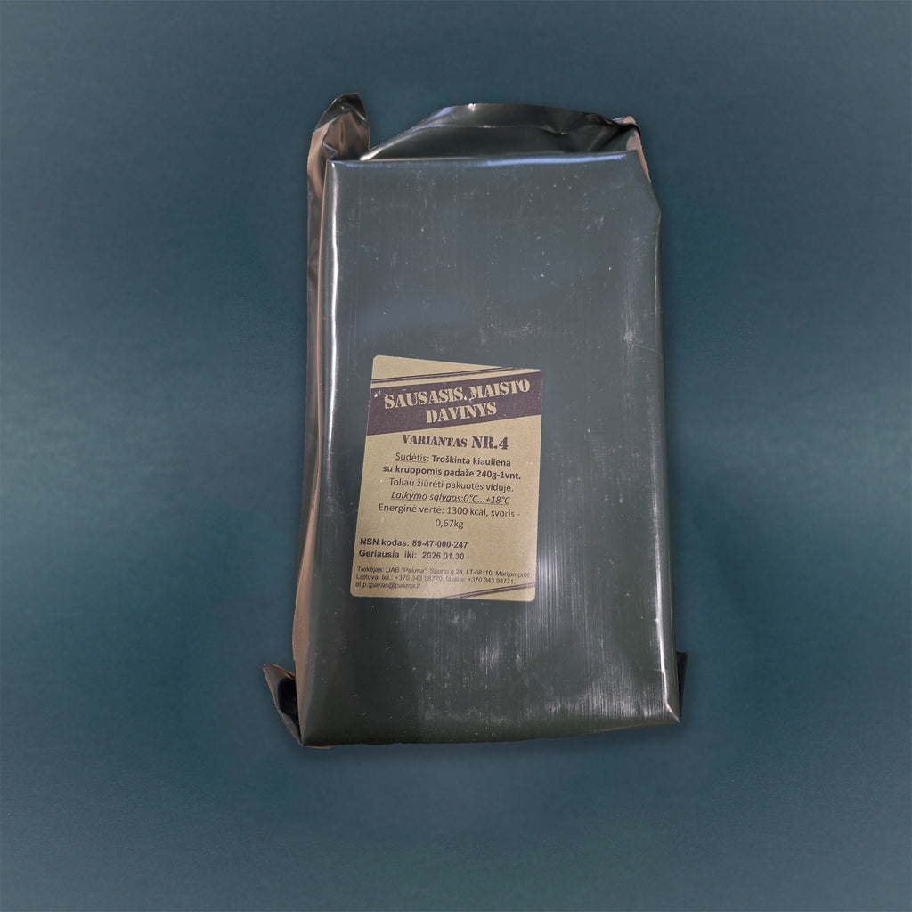 More Rations Lithuania MRE Ration Jan 2026 MHD – MREs and More