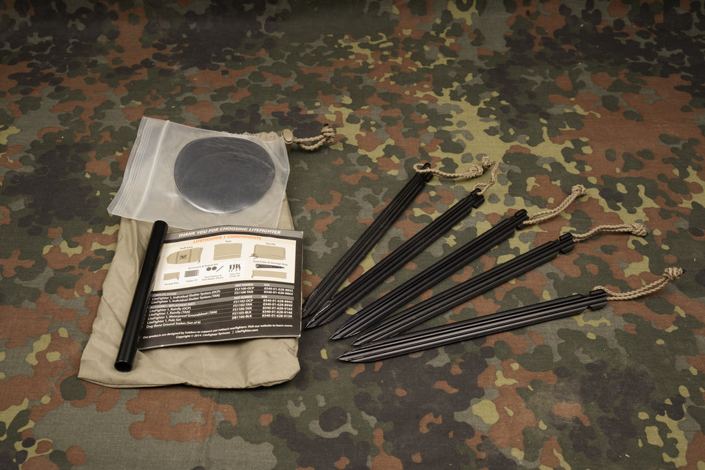 Litefighter "FIDO 1" one-person tent plus accessories