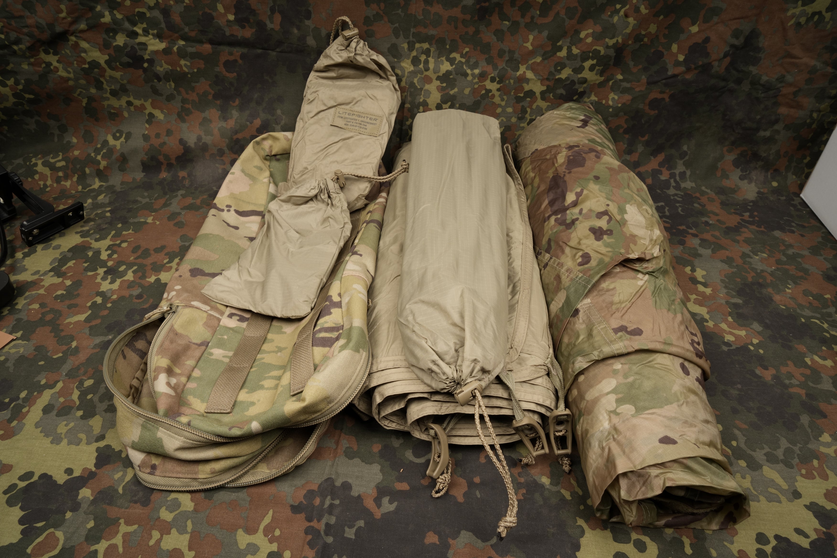 Litefighter "FIDO 1" one-person tent plus accessories