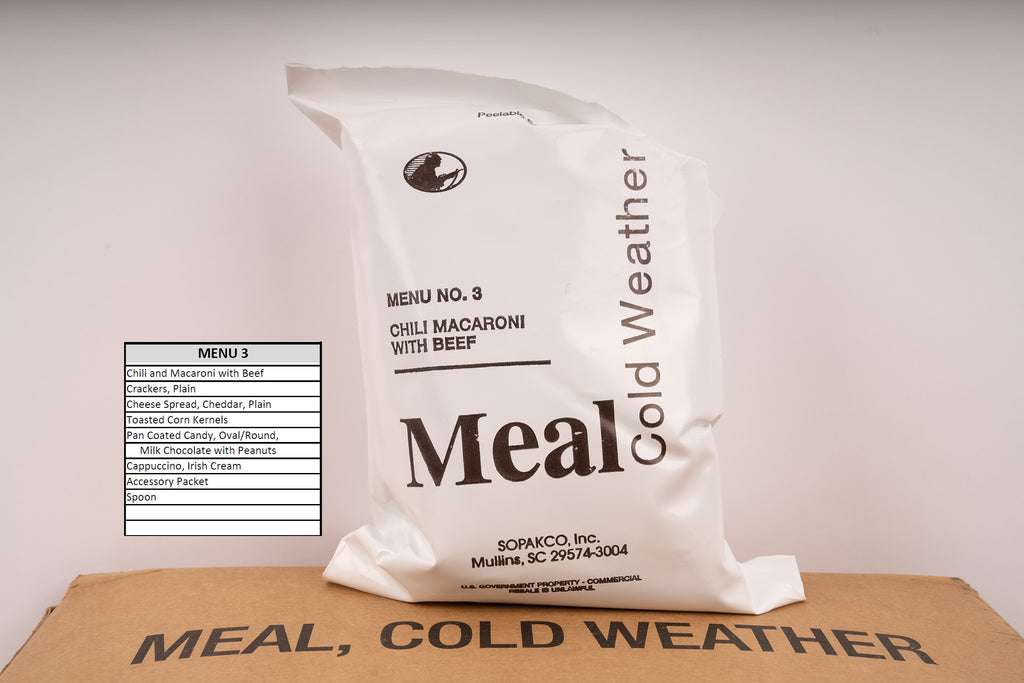 USA Meal Cold Weather MCW Ration - 0,5kg - MREs and More