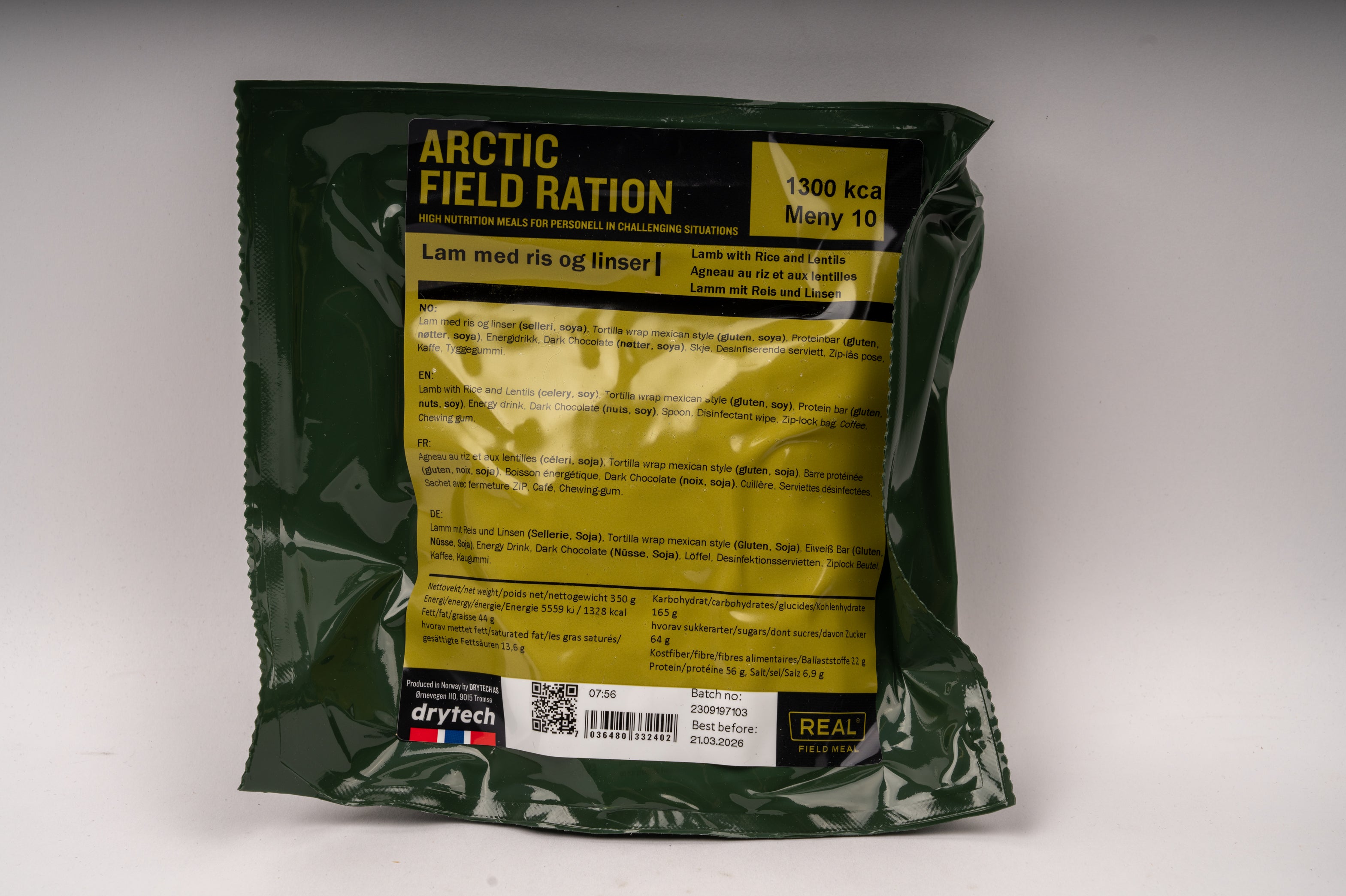 Original Norge Armé Arctic Field Ration 2026BBD