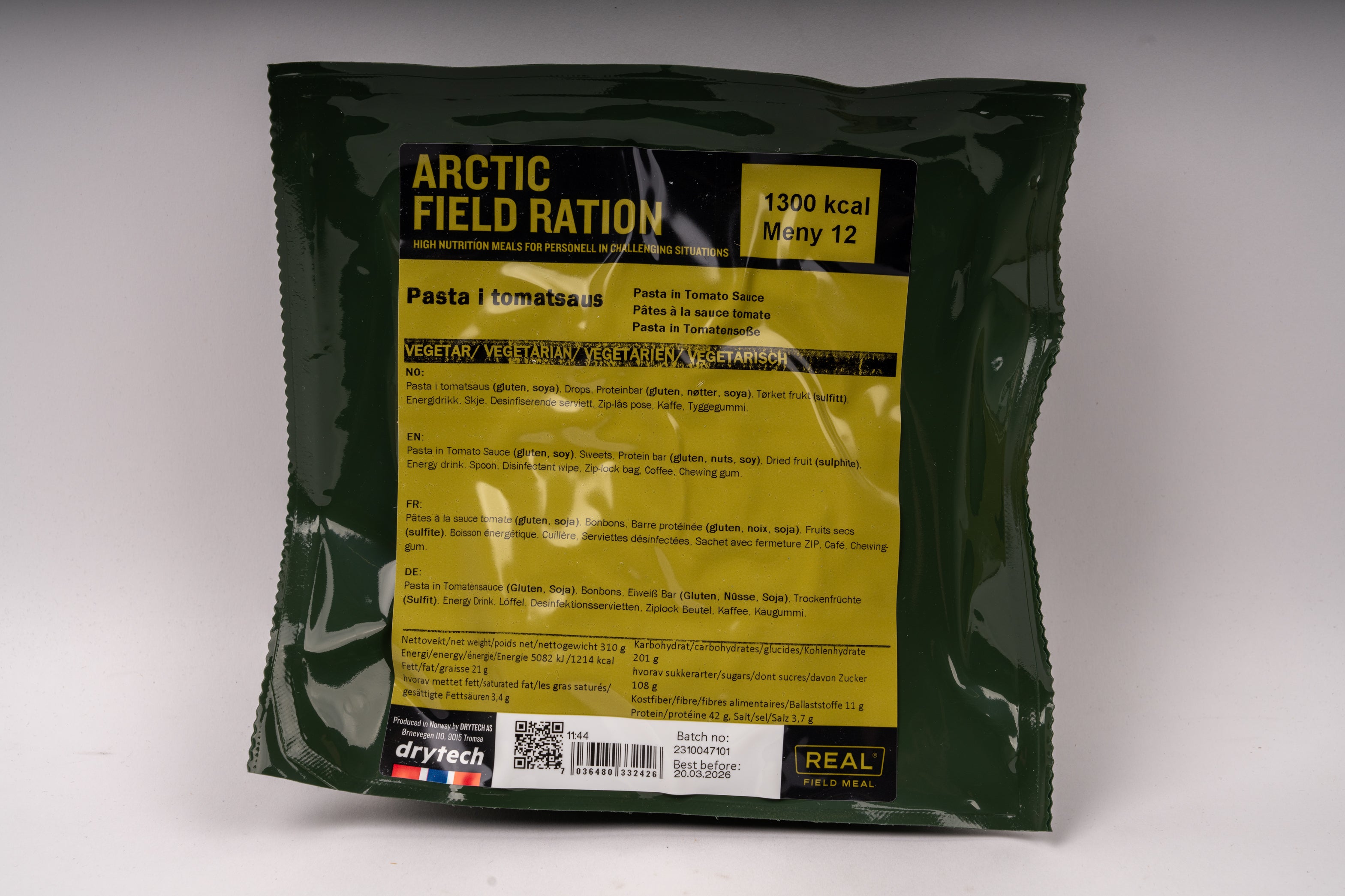 Original Norge Armé Arctic Field Ration 2026BBD