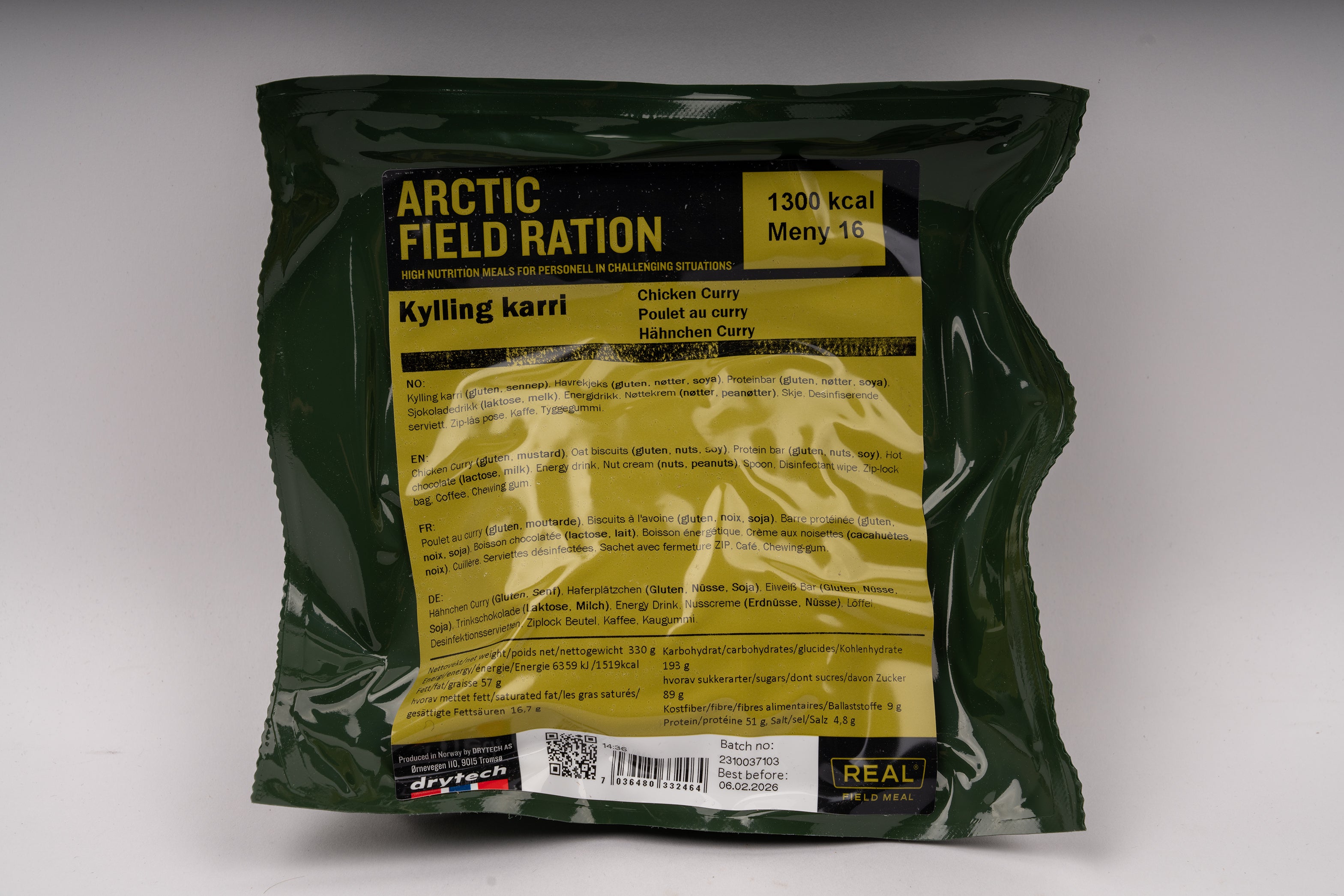 Original Norge Armé Arctic Field Ration 2026BBD