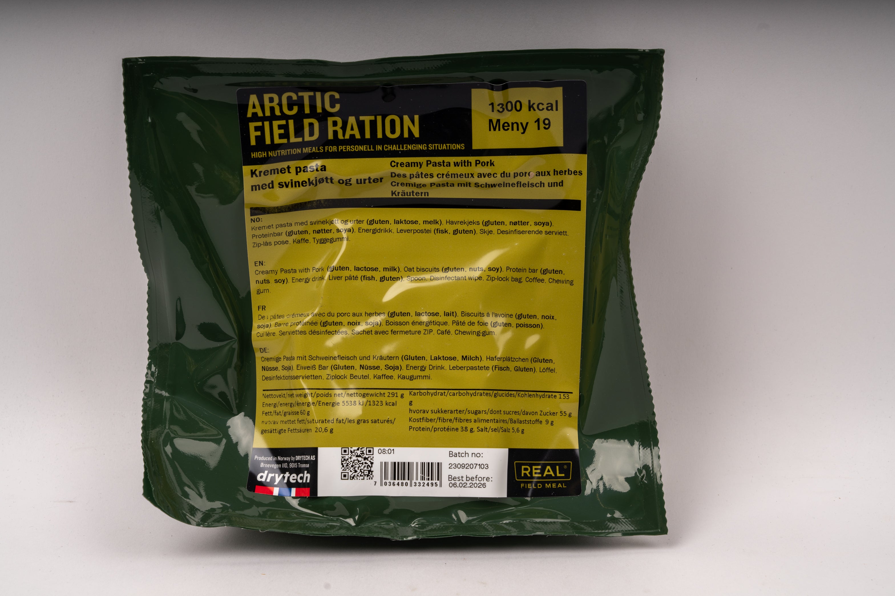 Original Norge Armé Arctic Field Ration 2026BBD