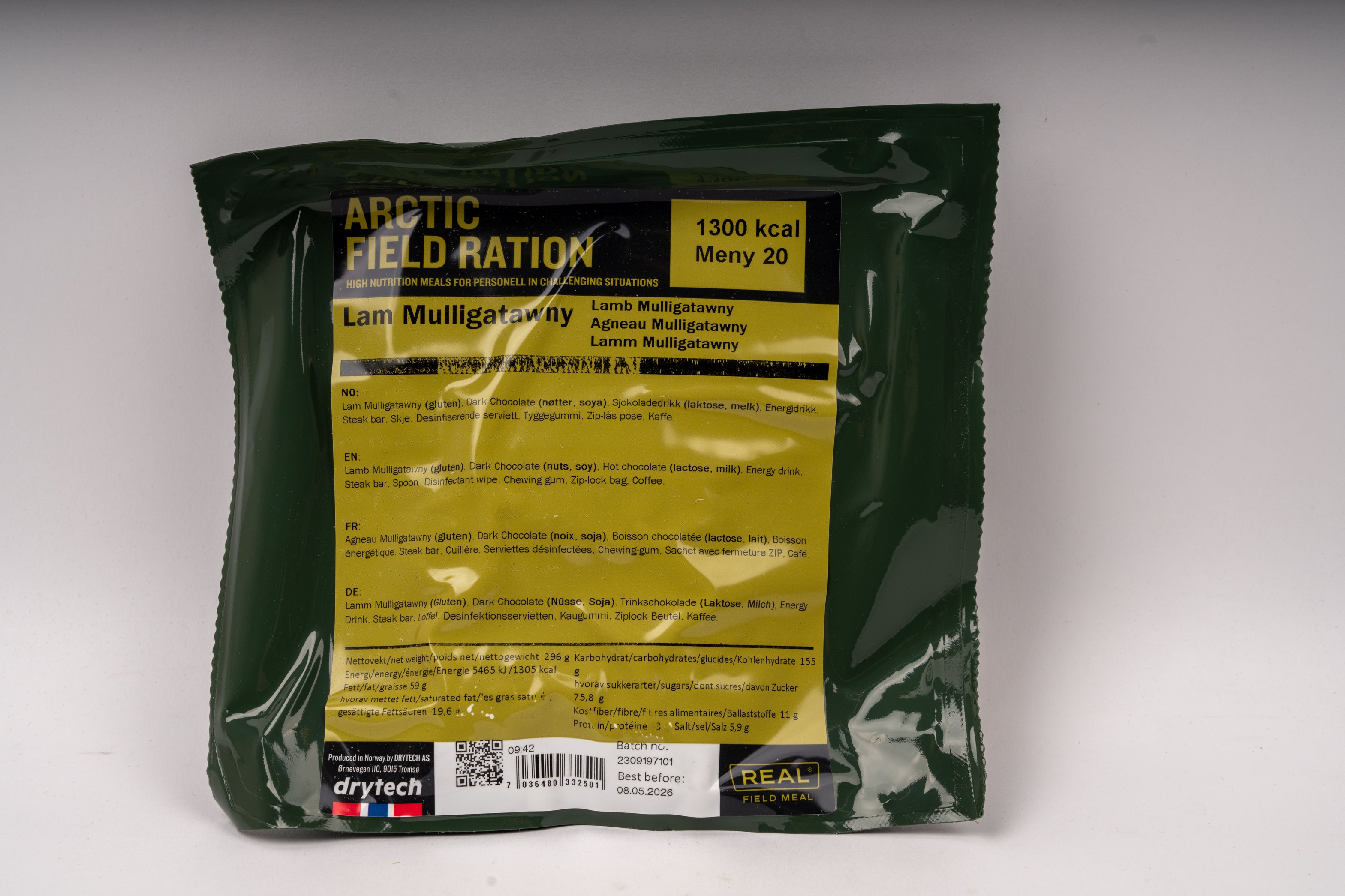 Original Norge Armé Arctic Field Ration 2026BBD