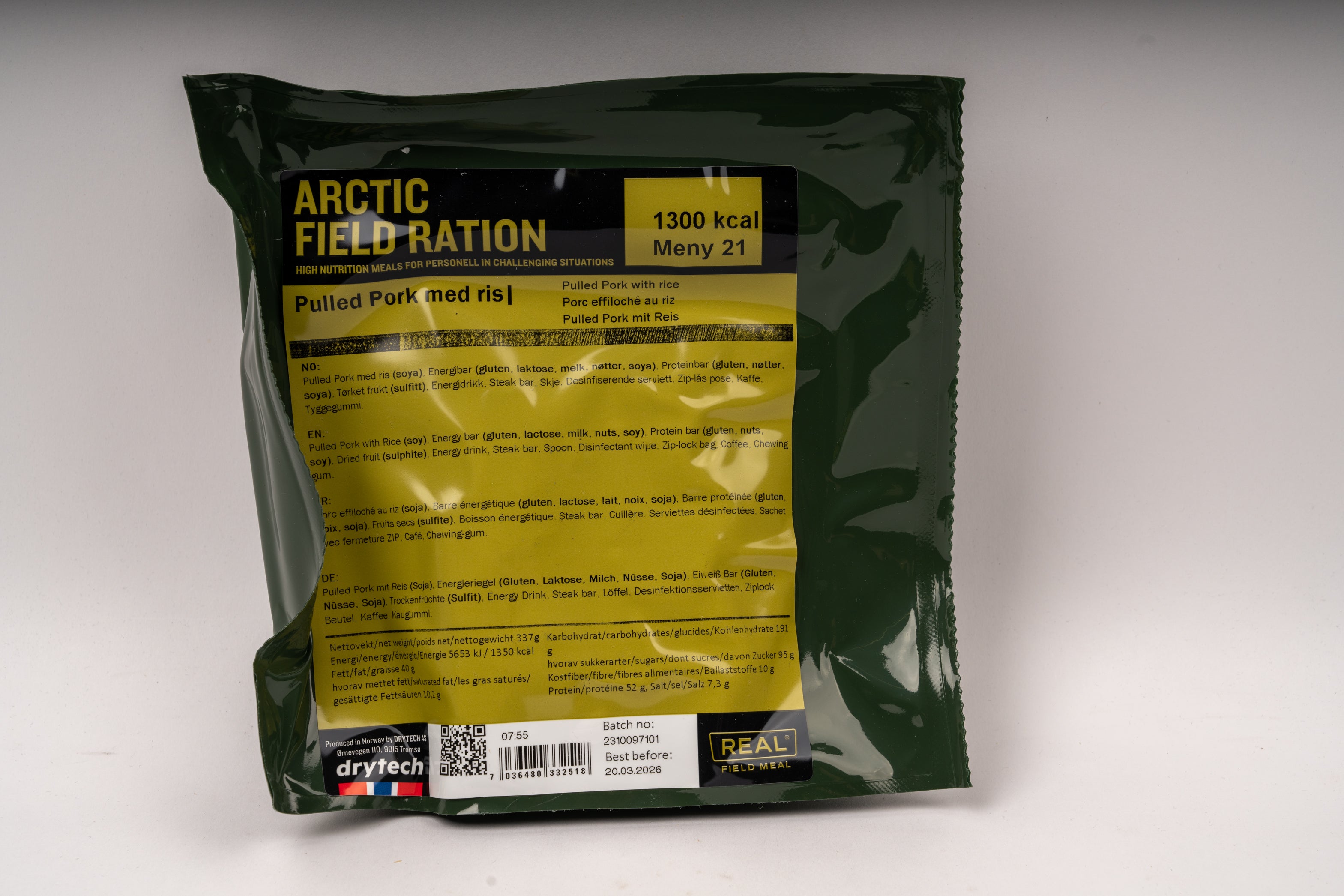 Original Norge Armé Arctic Field Ration 2026BBD