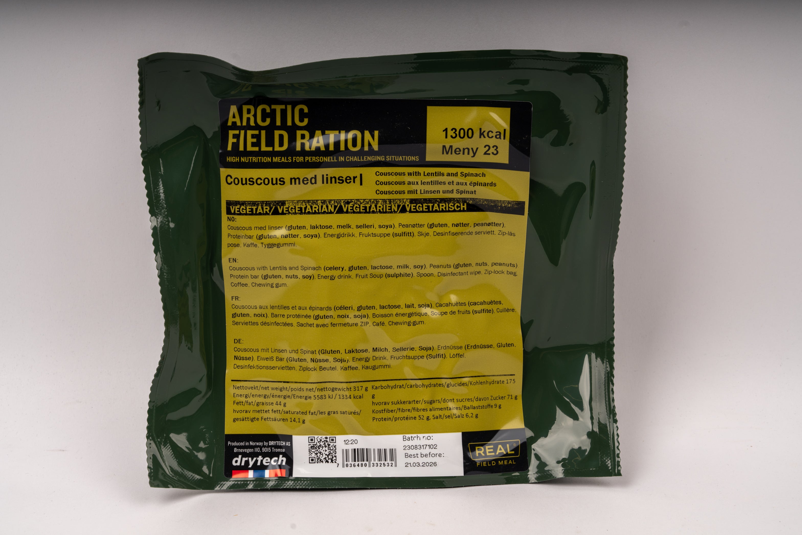Original Norge Armé Arctic Field Ration 2026BBD