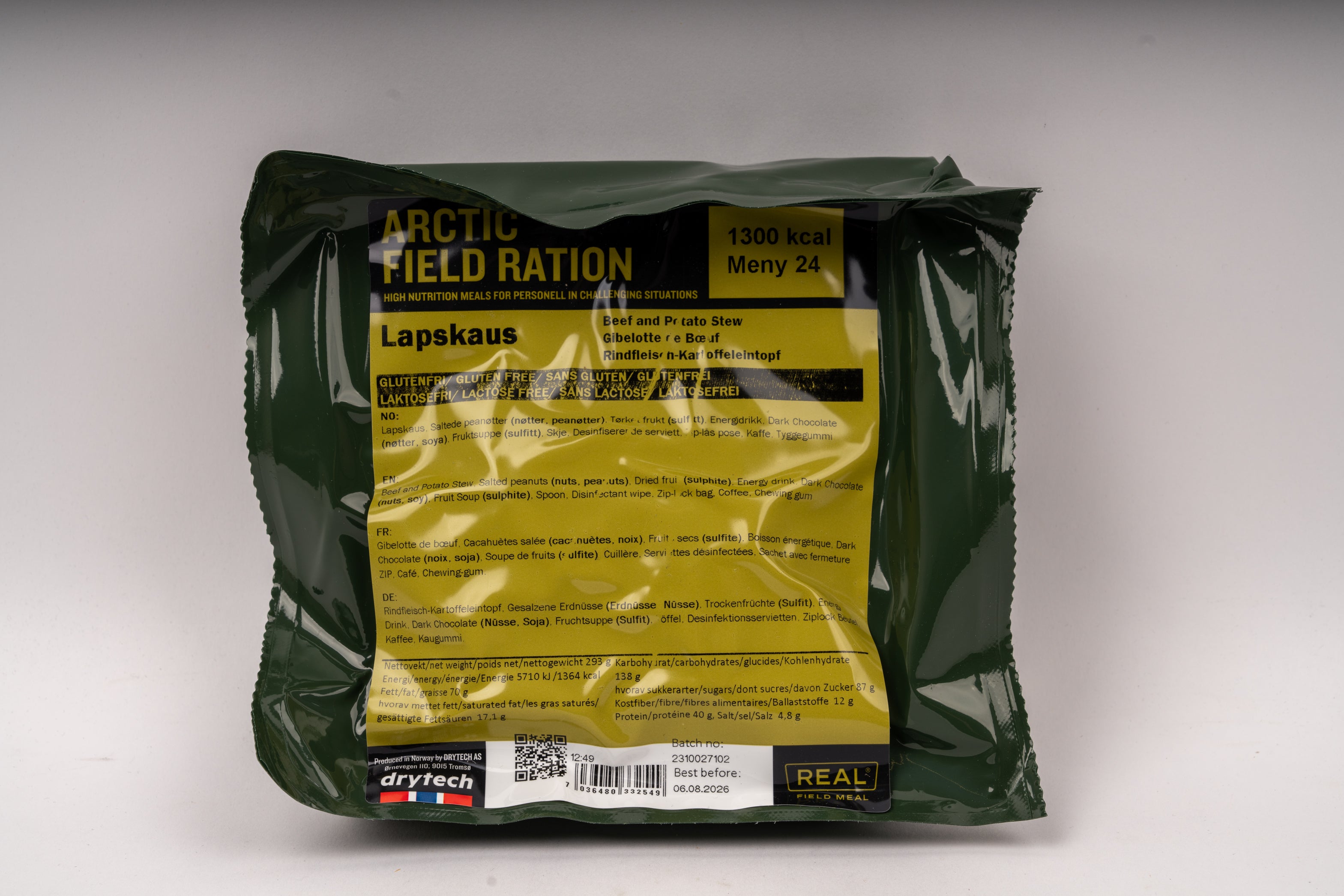 Original Norge Armé Arctic Field Ration 2026BBD