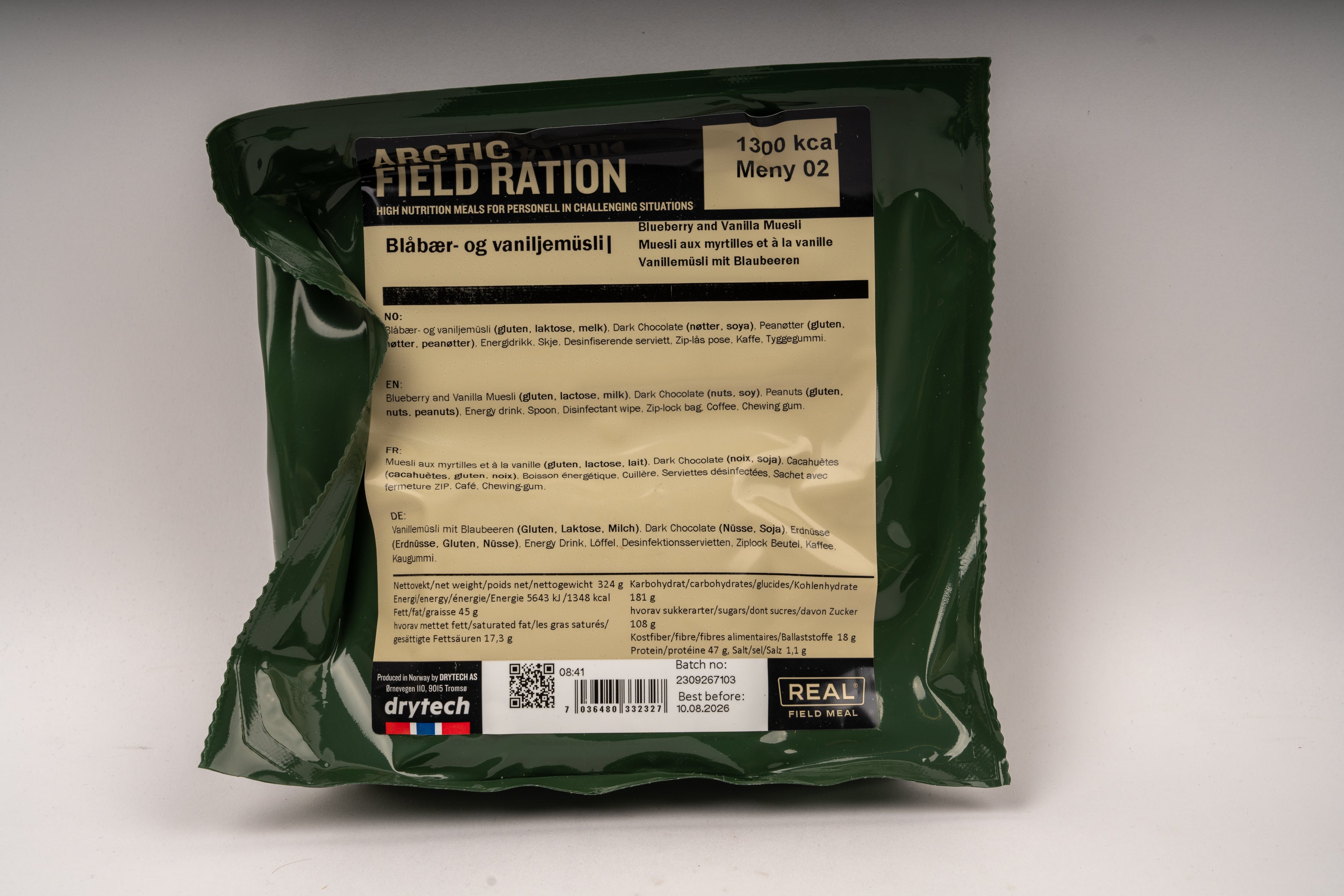 Original Norge Armé Arctic Field Ration 2026BBD