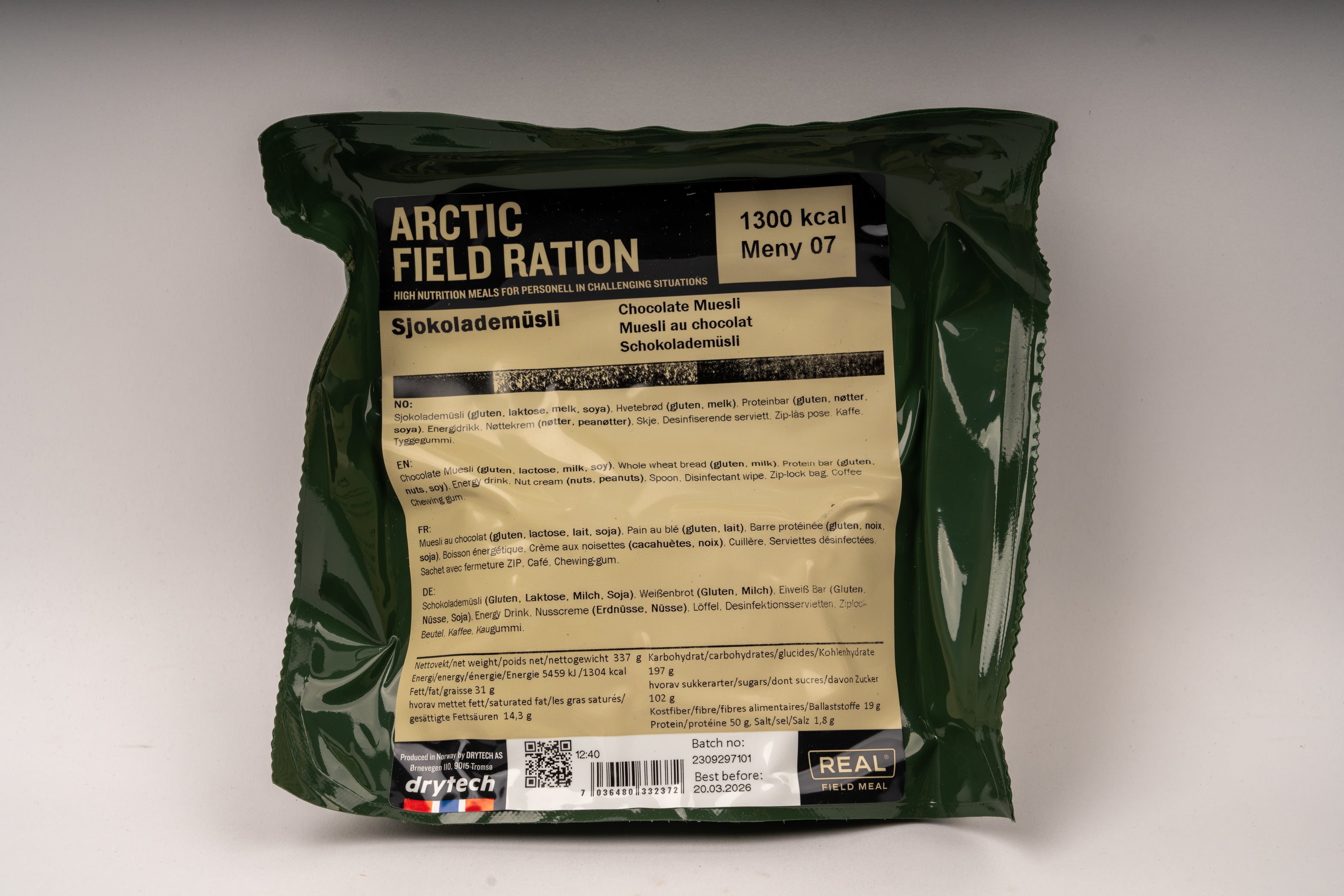 Original Norge Armé Arctic Field Ration 2026BBD