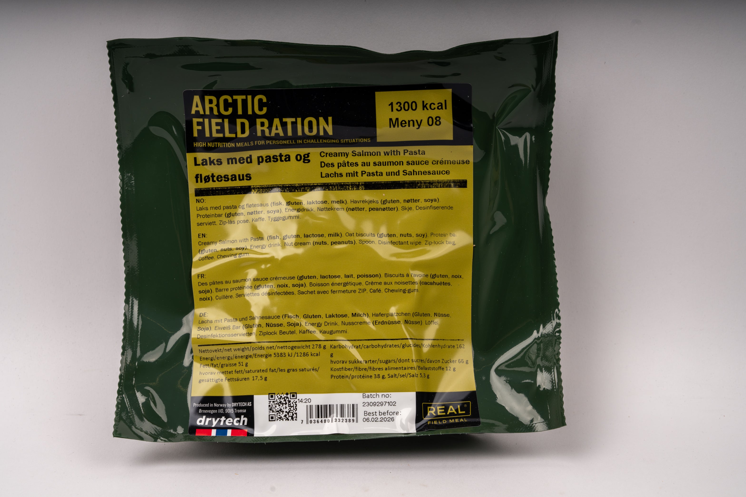 Original Norge Armé Arctic Field Ration 2026BBD