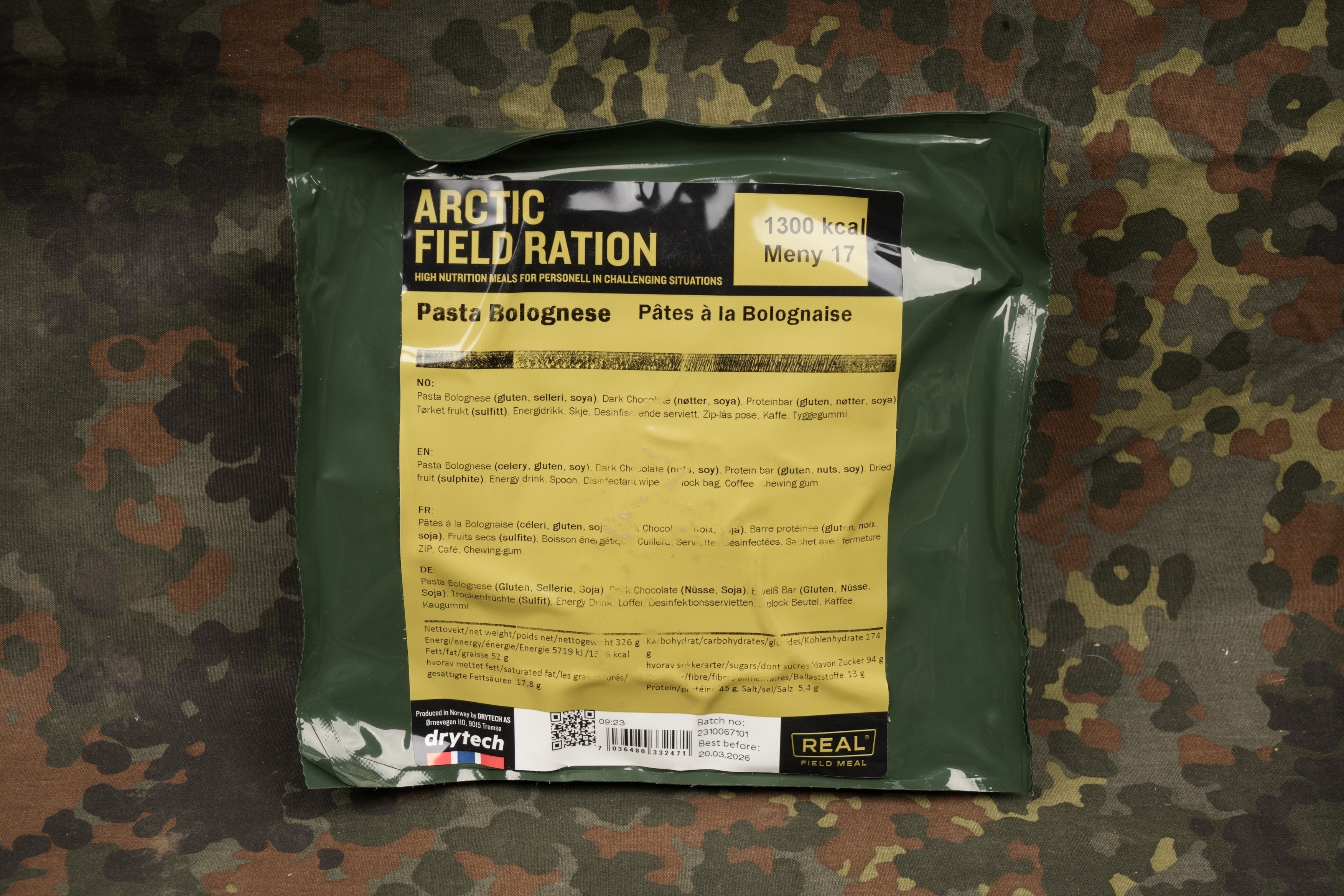 Original Norway Army Arctic Field Ration
