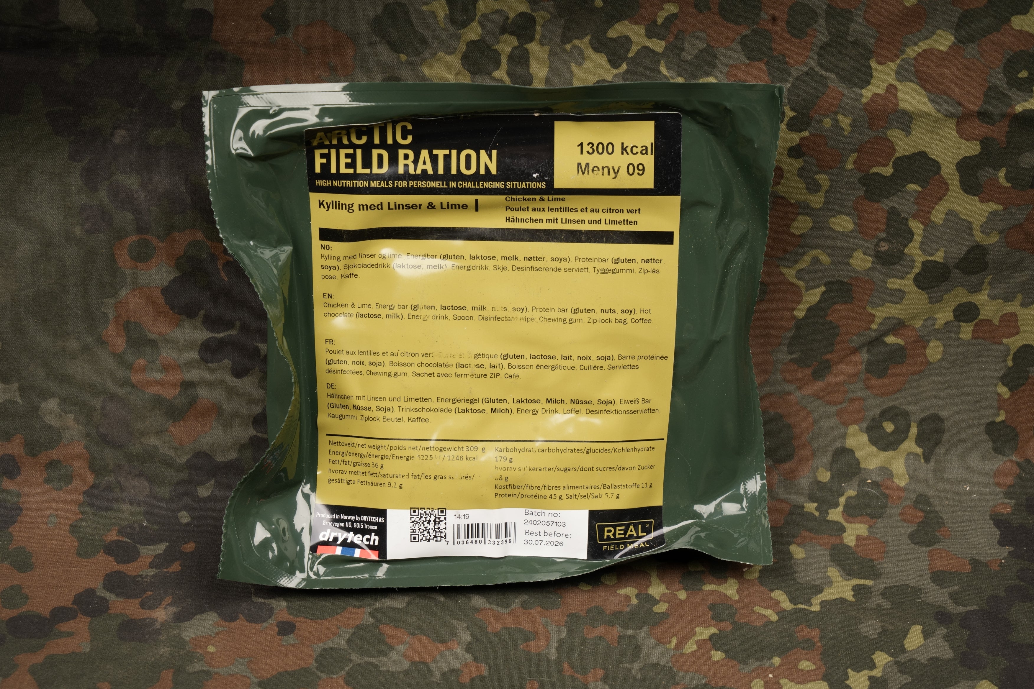 Original Norway Army Arctic Field Ration