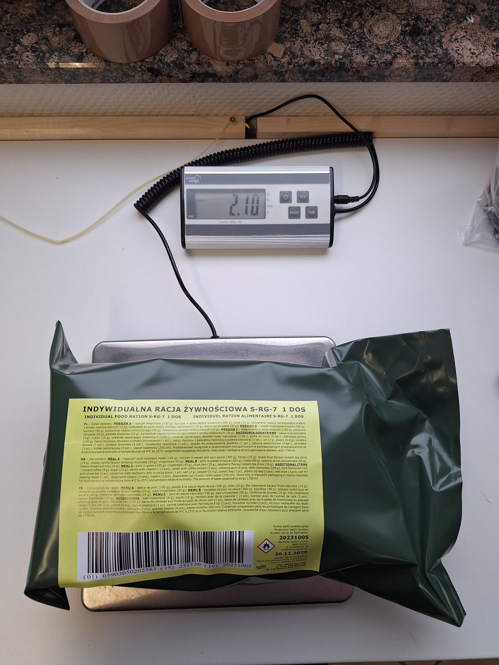 Original Polen "SRG" 24h ration 2025 BBD