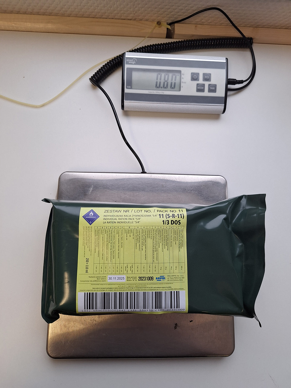 Poland Single Meal Ration Jan 2026 MHD