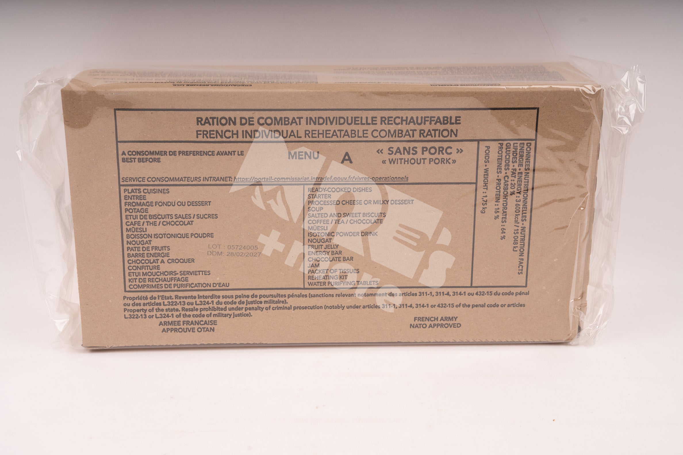 Frankreich 24Hr Ration RCIR - MREs and More