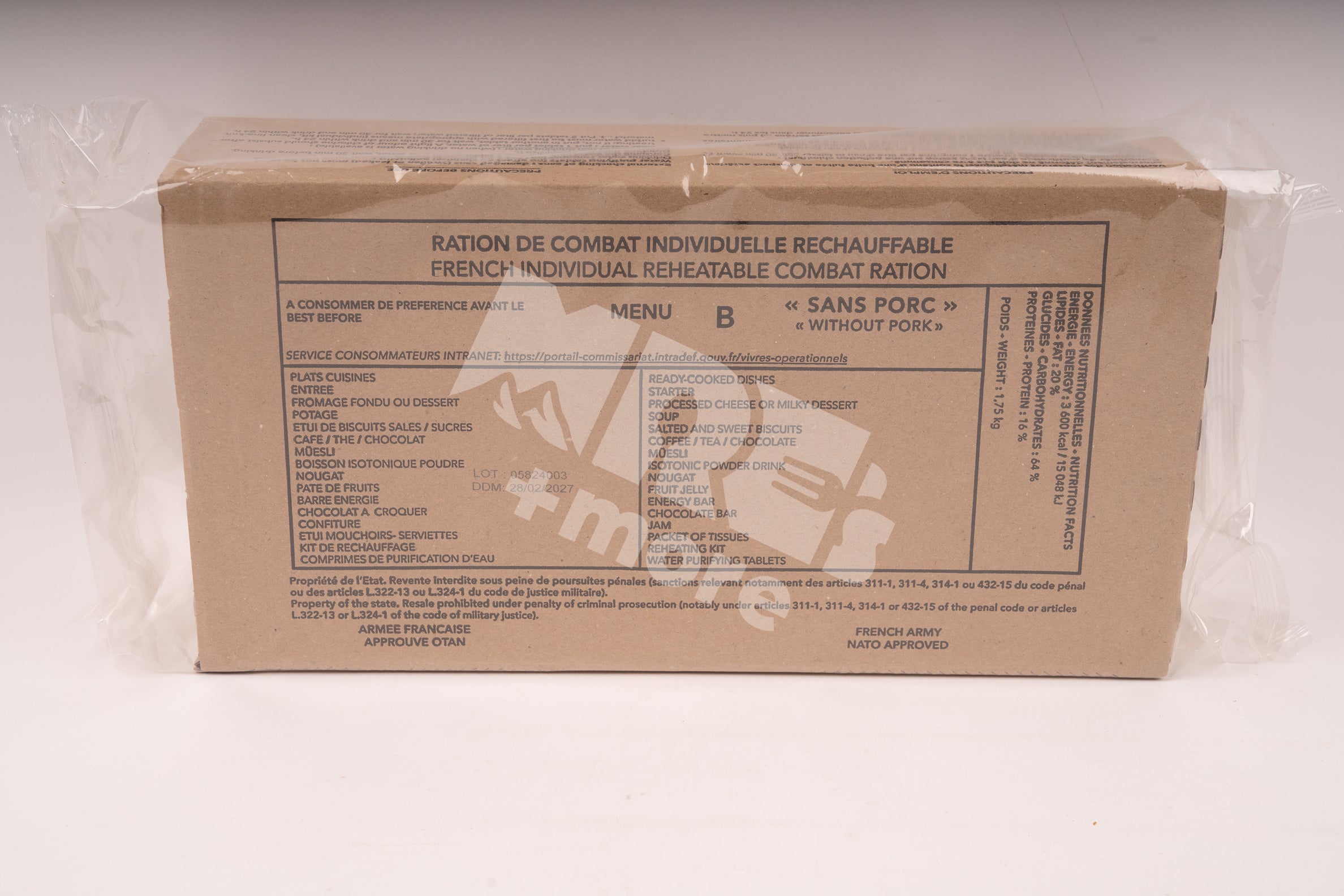 Frankreich 24Hr Ration RCIR - MREs and More