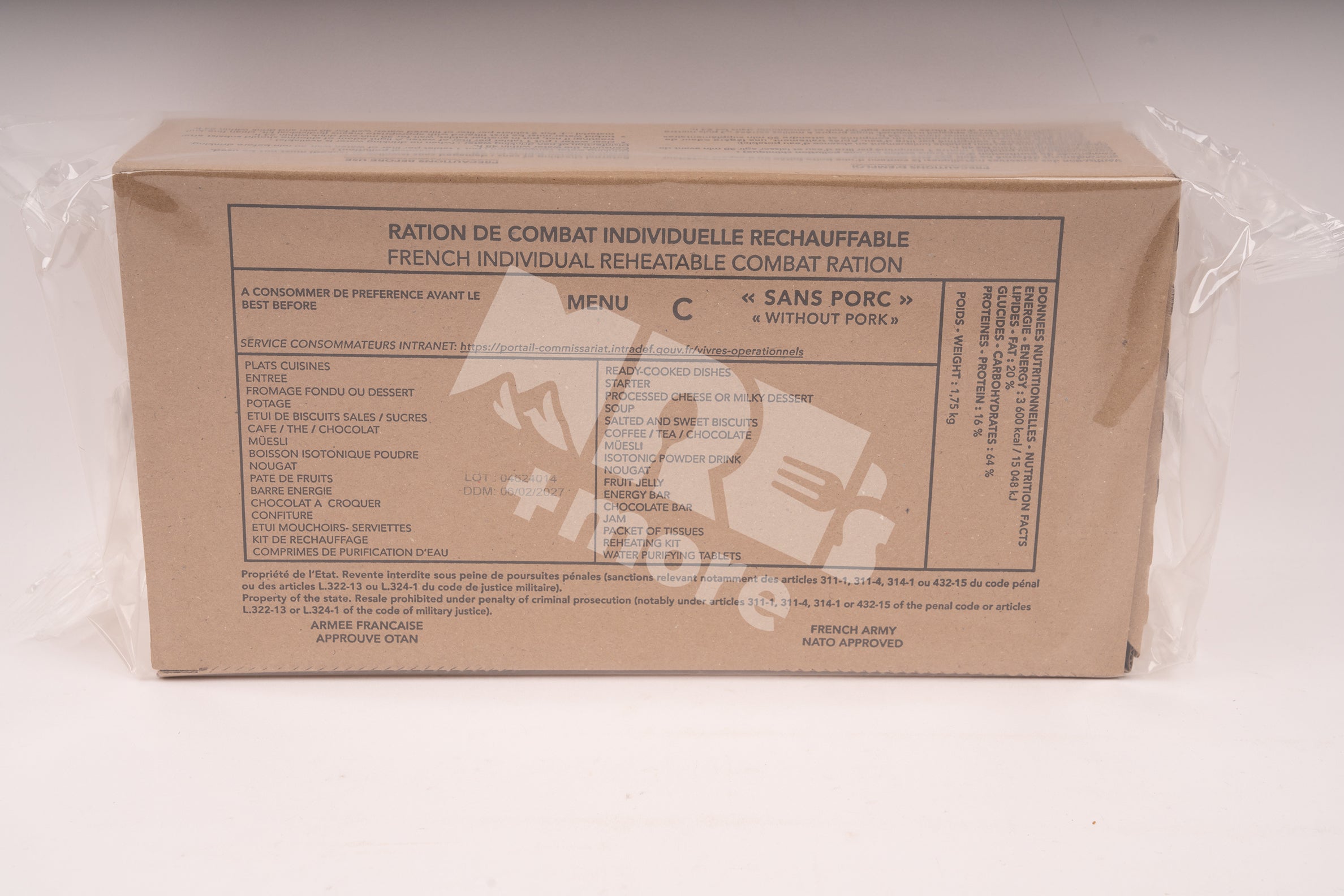 Frankreich 24Hr Ration RCIR - MREs and More