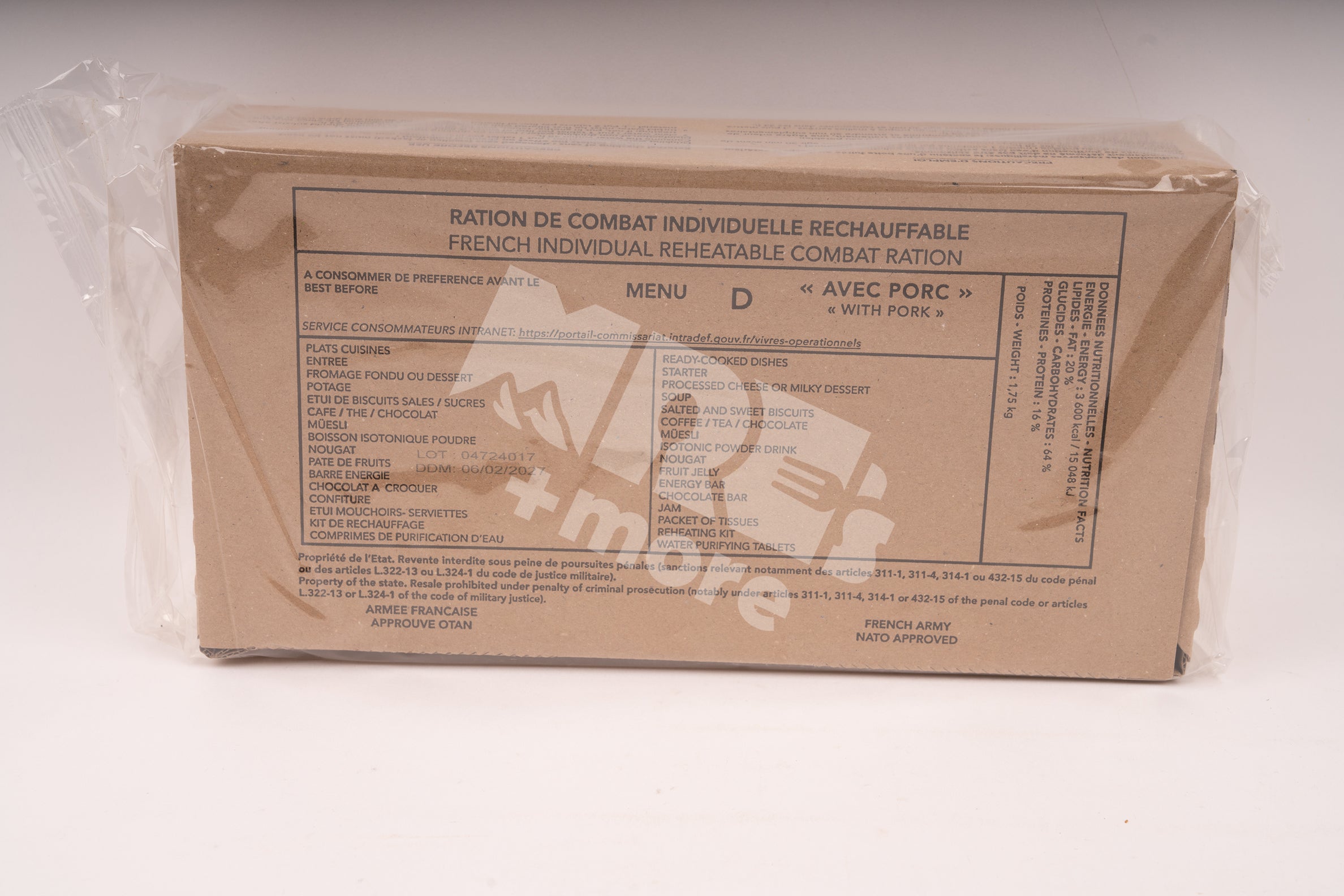 Frankreich 24Hr Ration RCIR - MREs and More