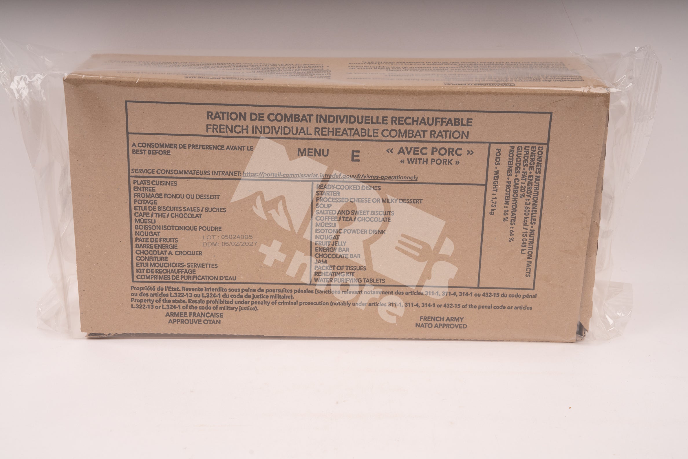 Frankreich 24Hr Ration RCIR - MREs and More