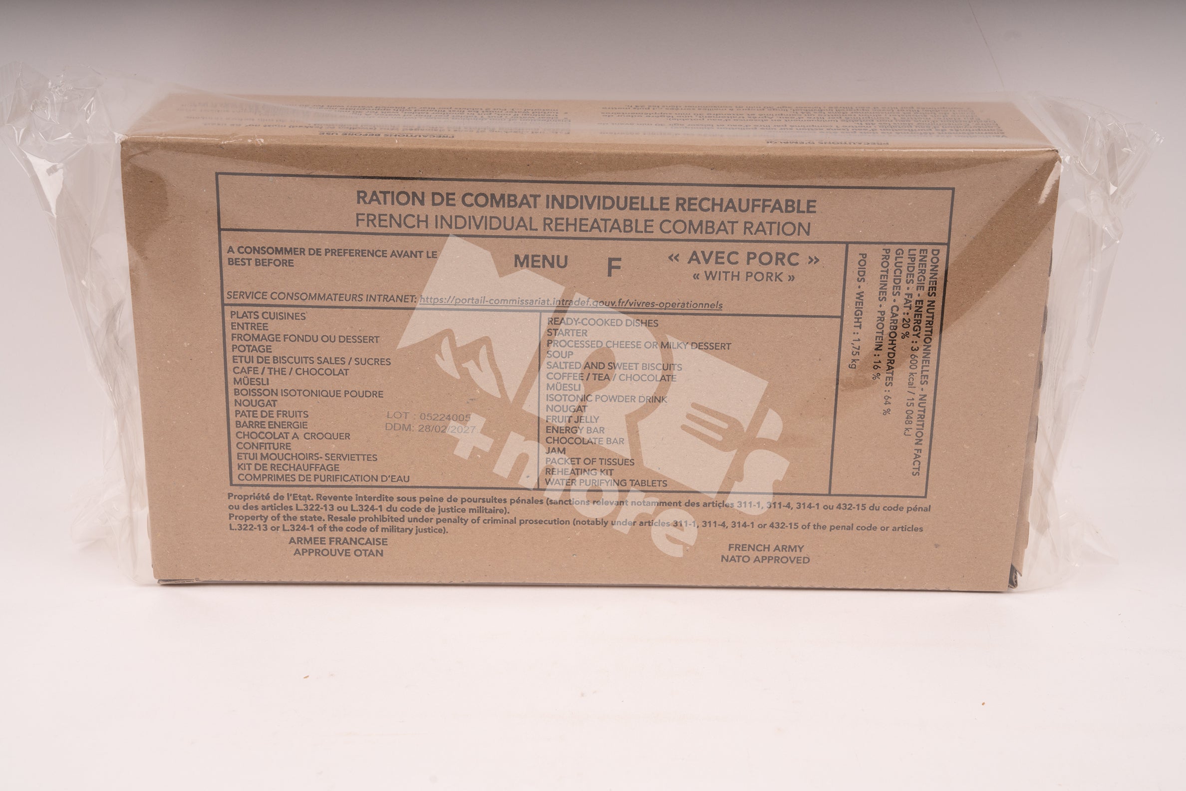 Frankreich 24Hr Ration RCIR - MREs and More