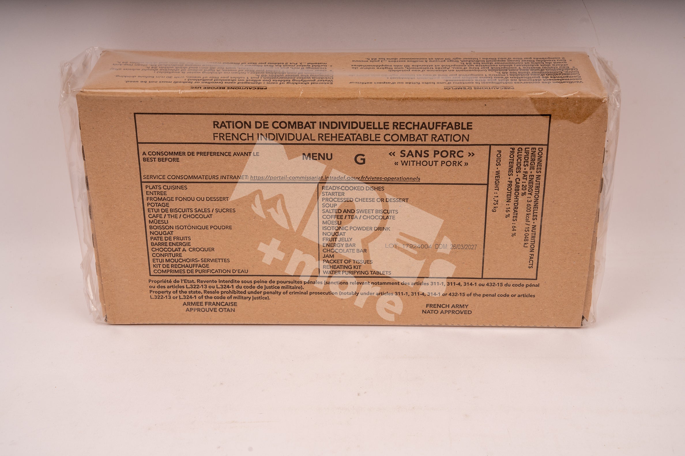 Frankreich 24Hr Ration RCIR - MREs and More