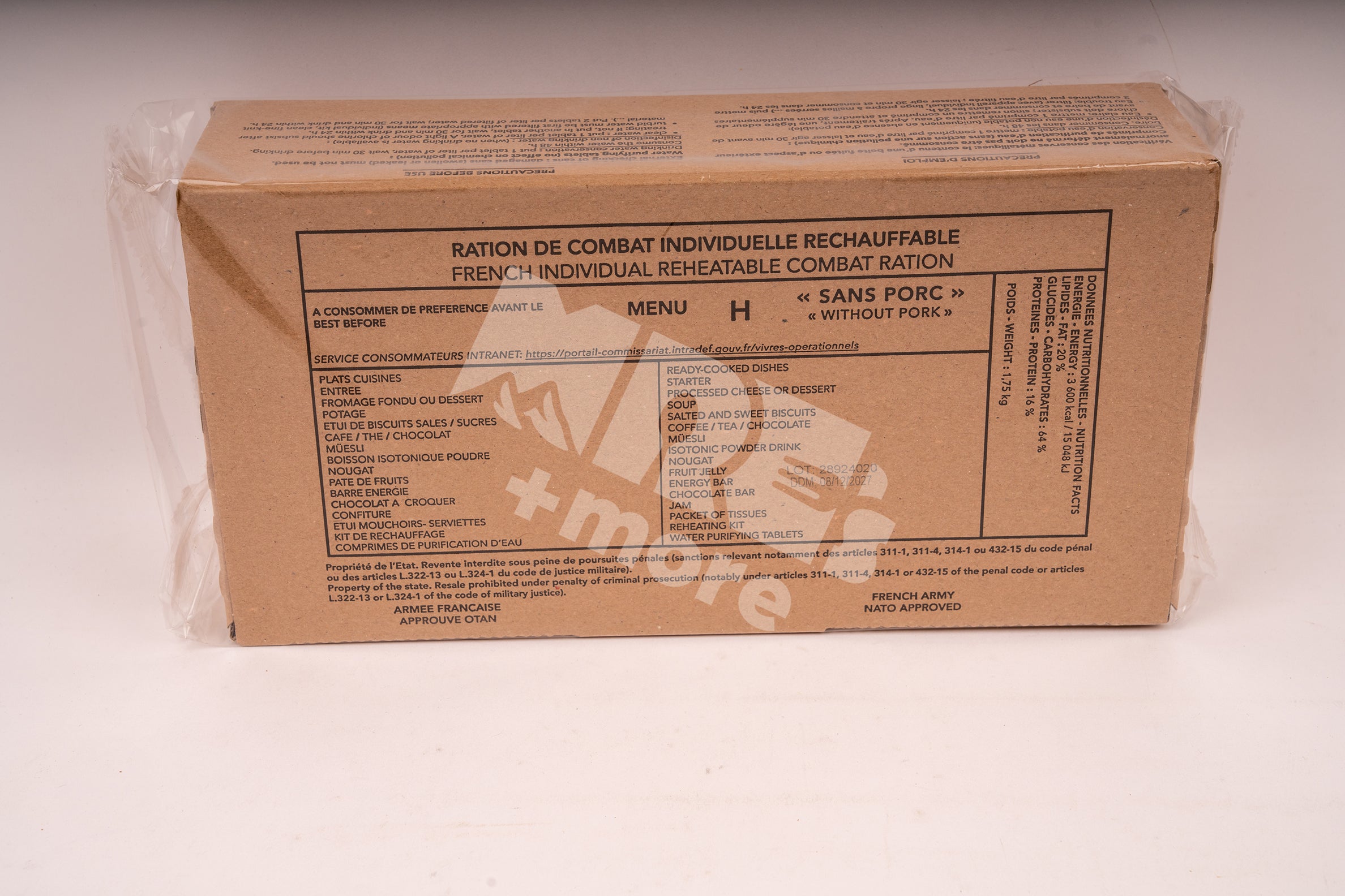 Frankreich 24Hr Ration RCIR - MREs and More