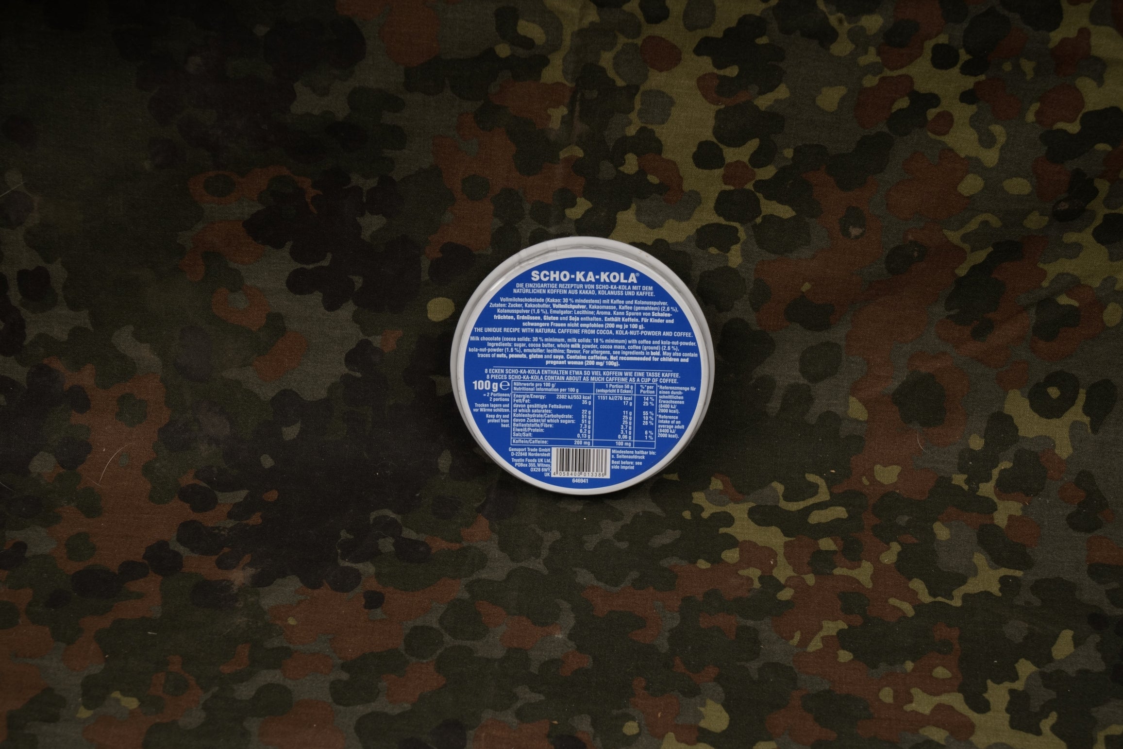 Schokakola Energy Chocolate with Kola Nut