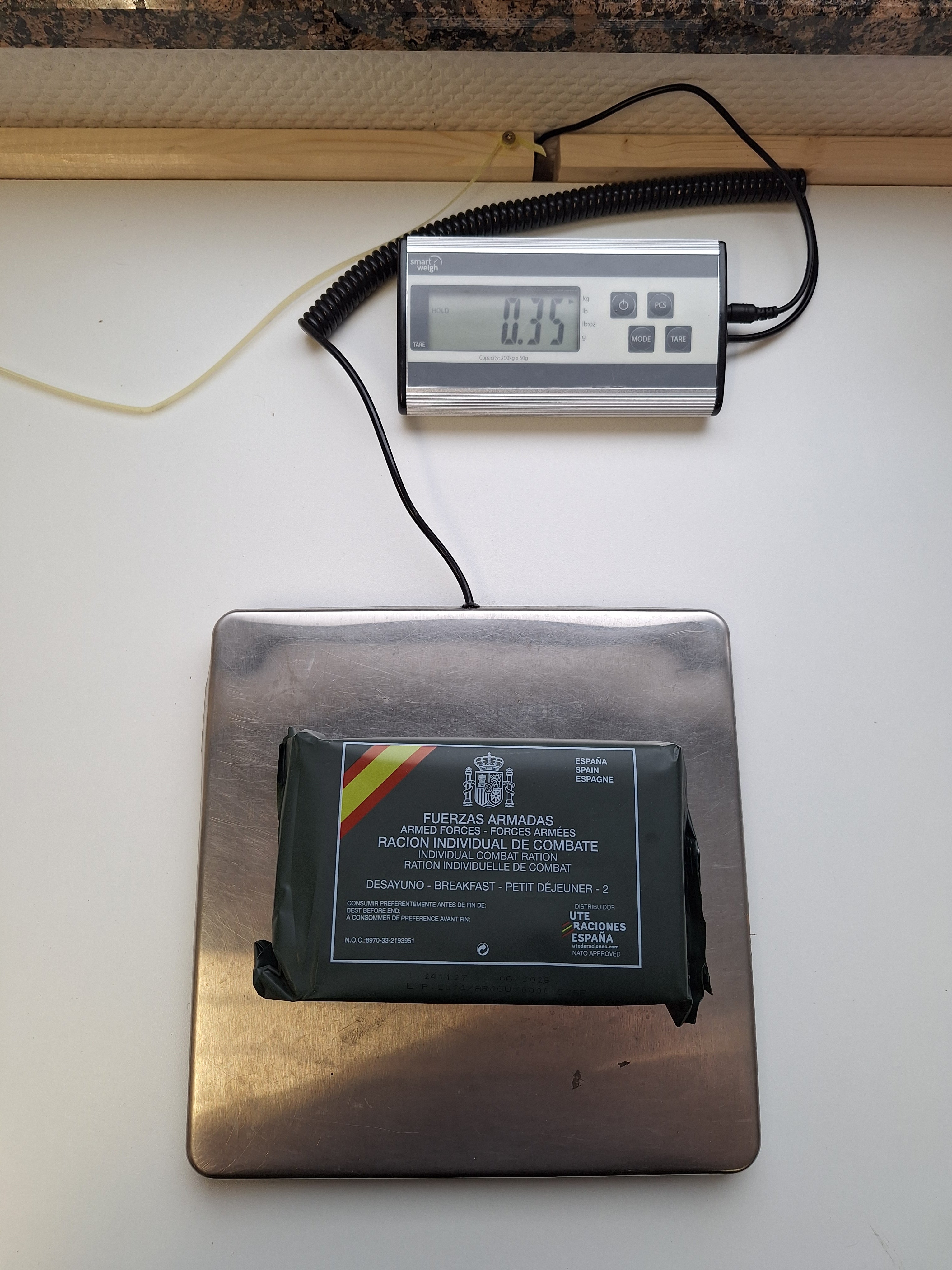 Original Spain ICR MRE Ration