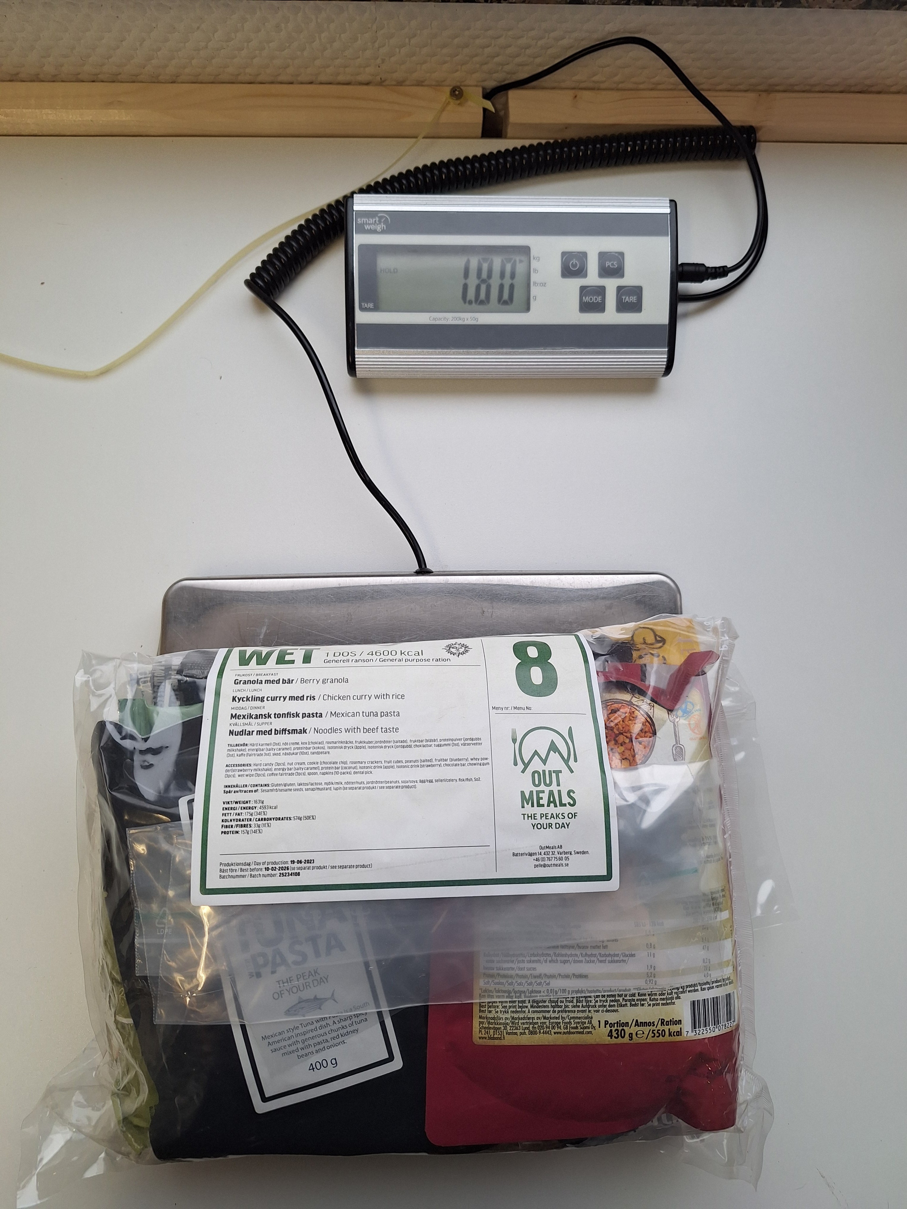 Sweden 24Hr Ration 4600kcal Ready-to-Eat 2026 MHD