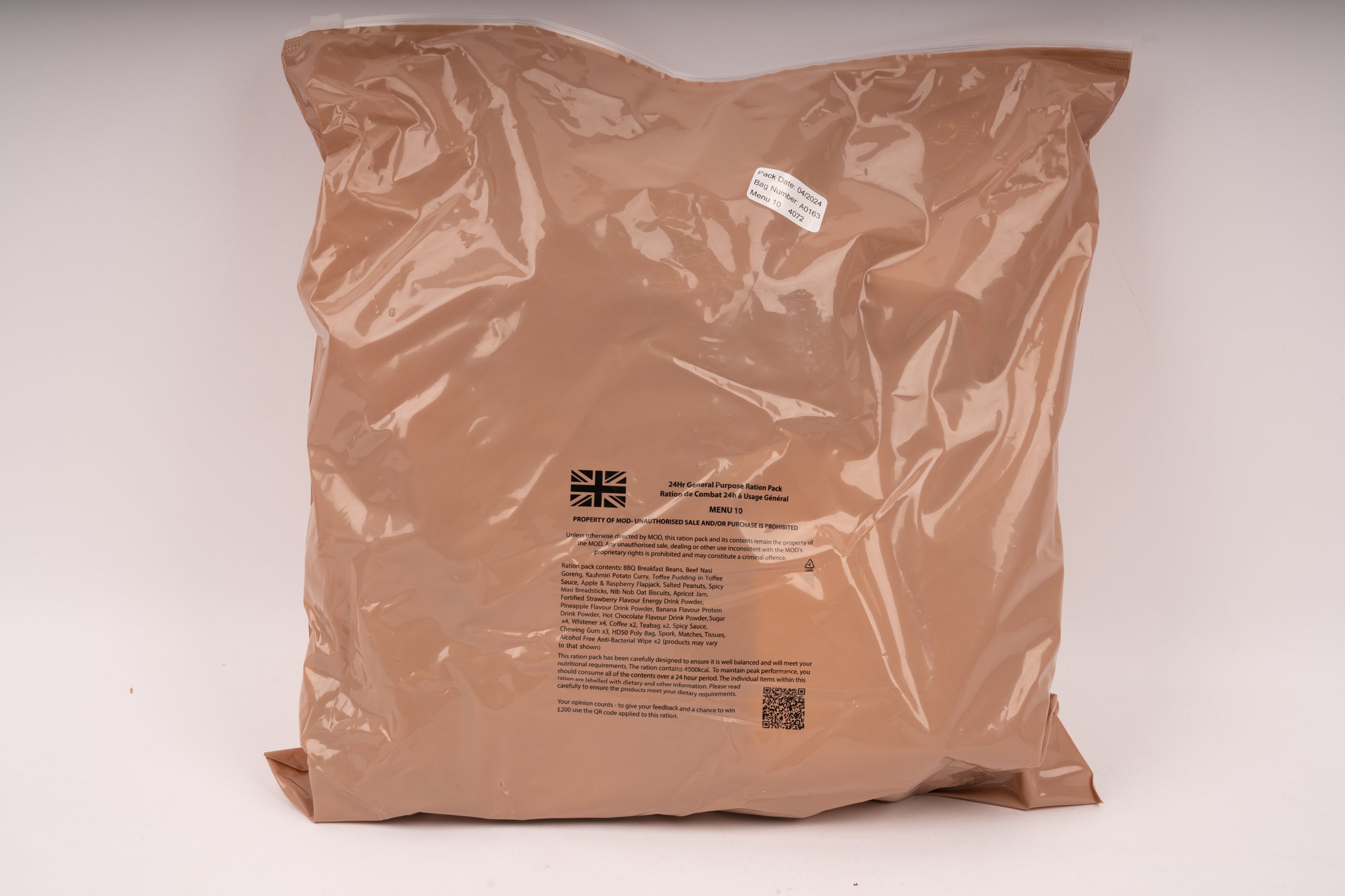 UK 24-Stunden Ration ORP + 2× FRH gratis - MREs and More