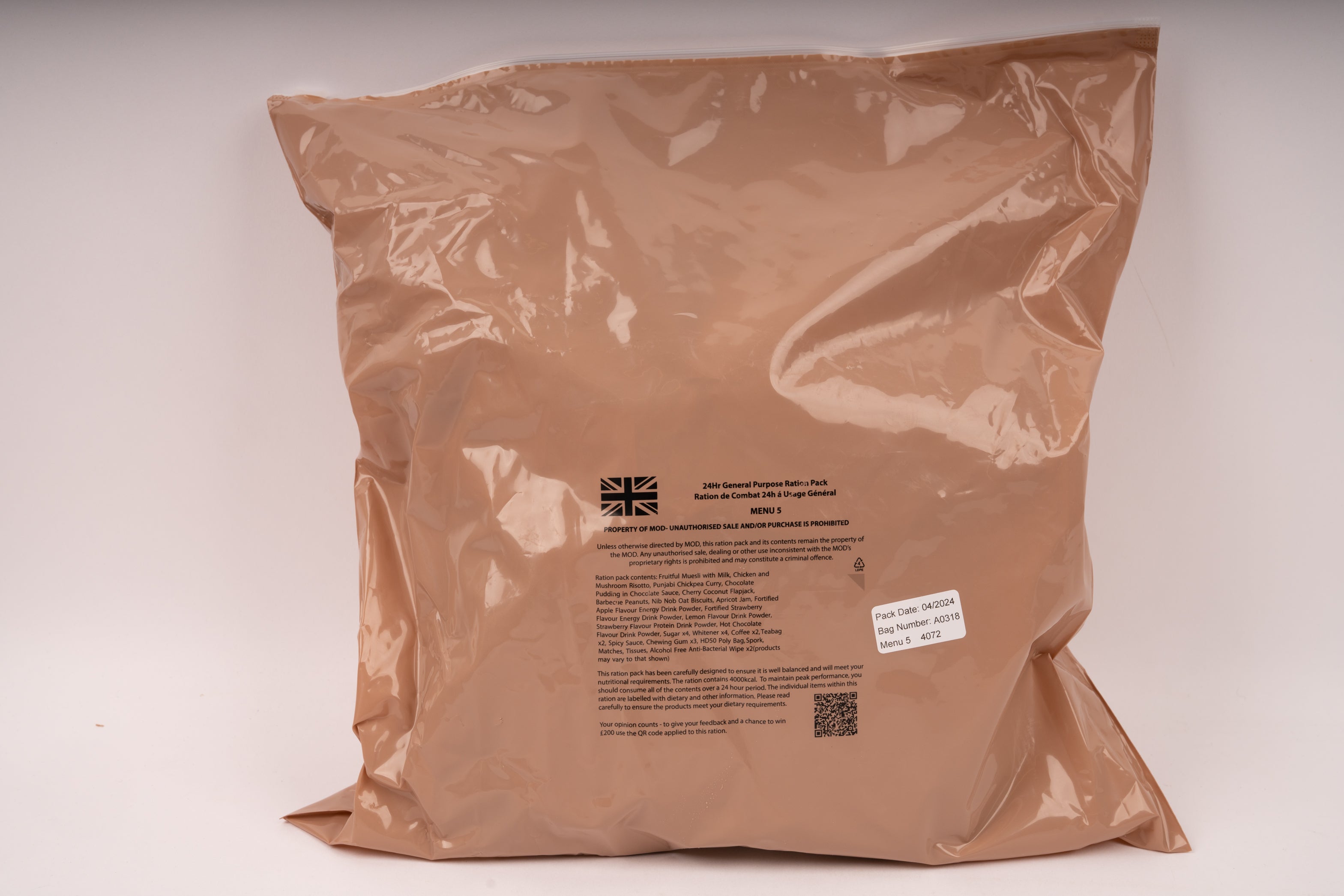 UK 24-Stunden Ration ORP + 2× FRH gratis - MREs and More