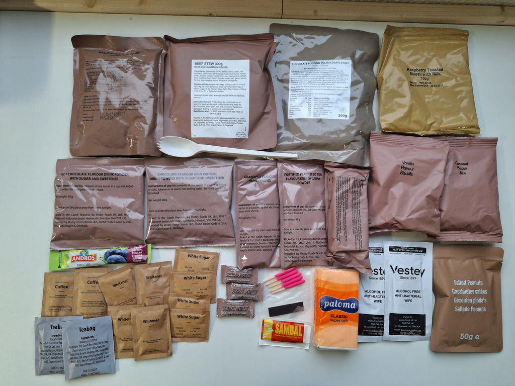 More Rations UK 24-hour ration ORP + 2× FRH free of charge – MREs and More