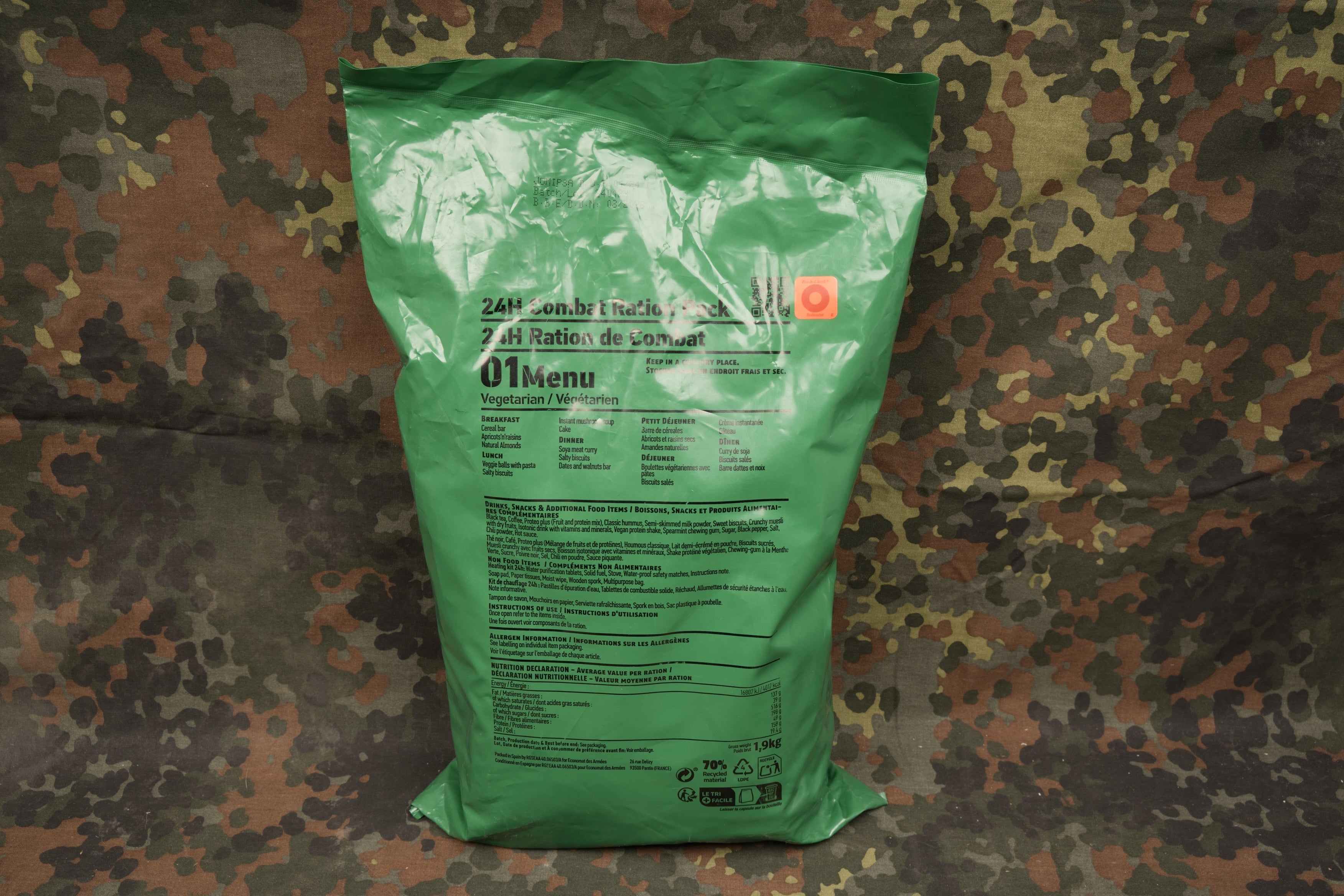 UN Ration 24hr MRE