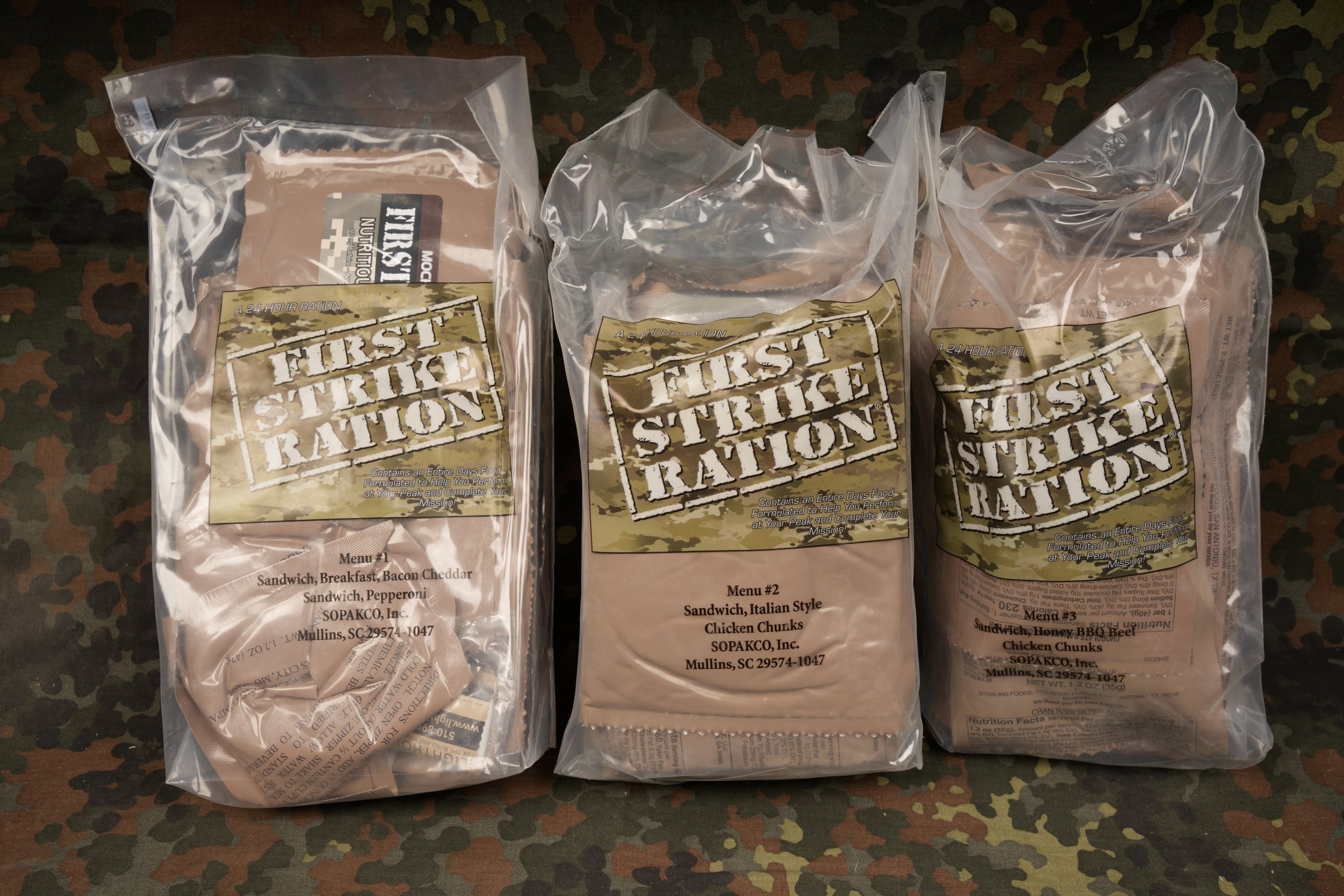 USA FSR First Strike Ration 24-Std MRE - MREs and More