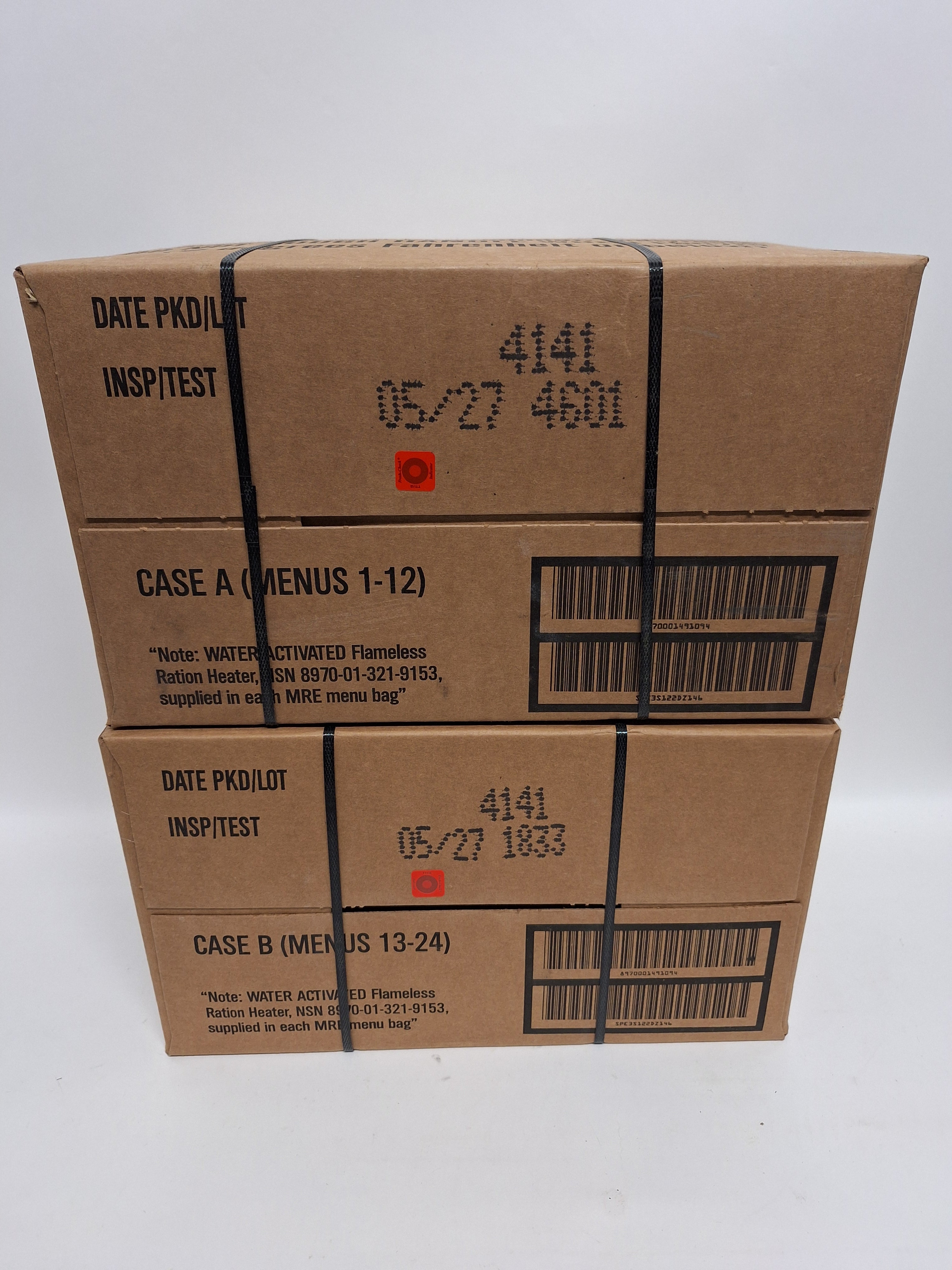 USA MRE Cartons 2027-2028 Insp (12 meals per carton) – MREs and More