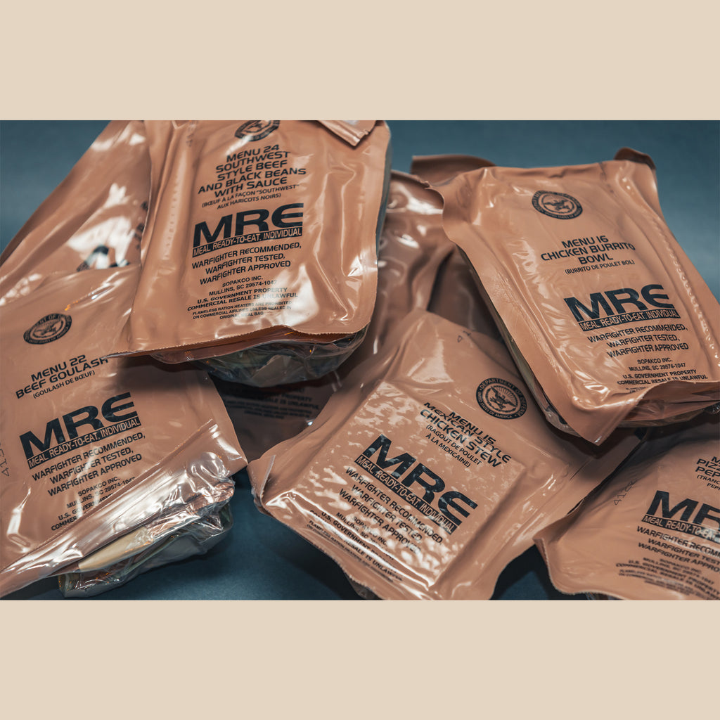 USA MRE Ration Sets - 3x or 6x Menus | Random or with wishes