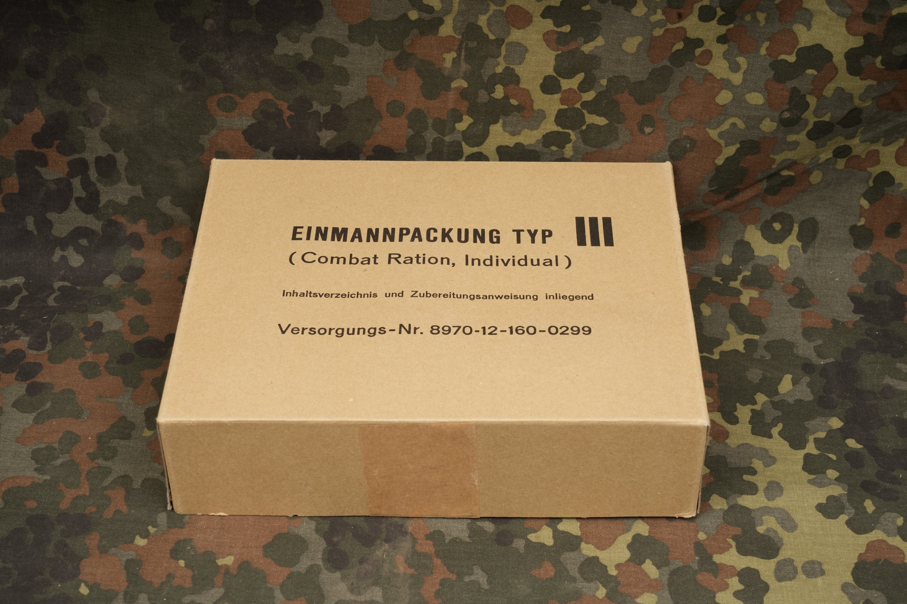 Ration EPA allemande vintage, production de 1985