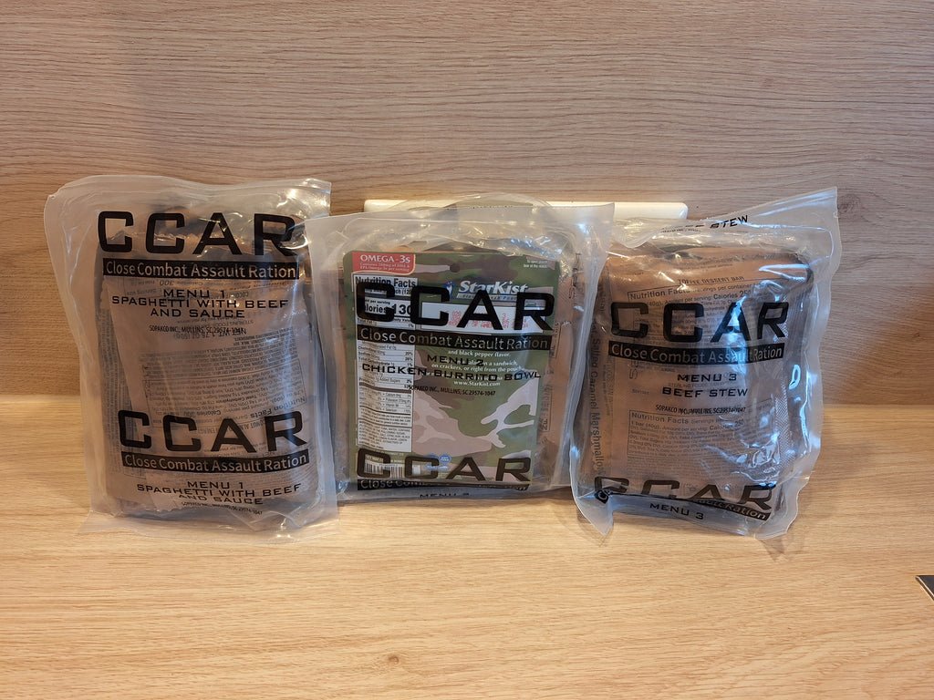 Ccar Ration Menu USA CCAR 24h ration US daily ration MRE shipping from DE – MREs and More